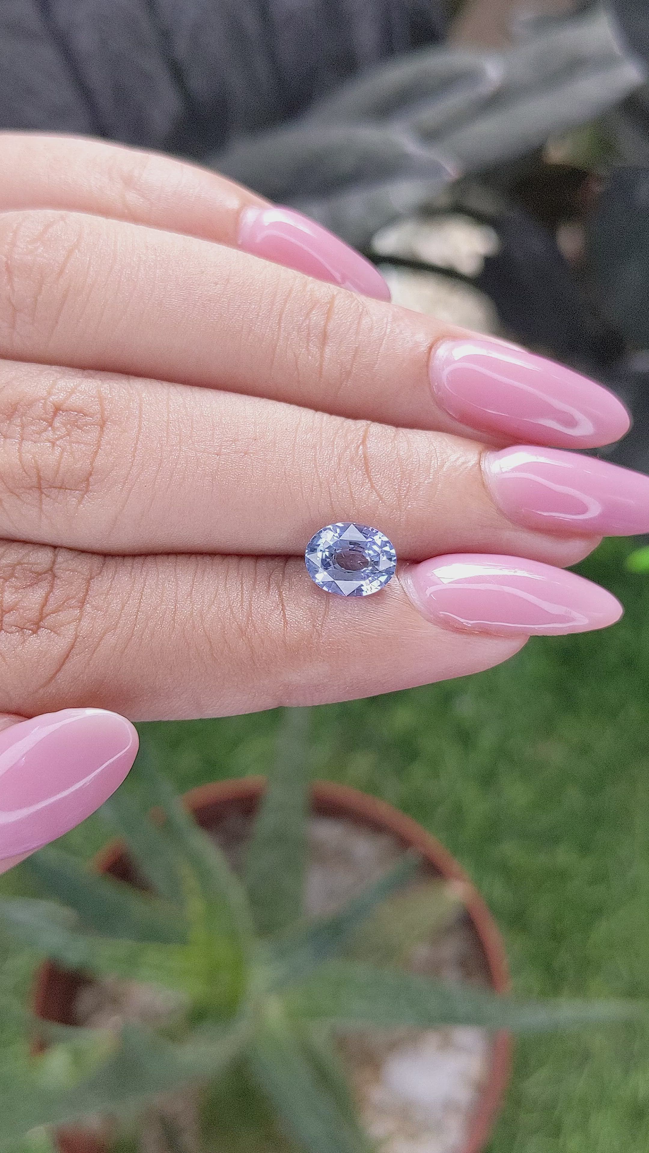 1.64 Ct. Blue Sapphire from Madagascar Size Video
