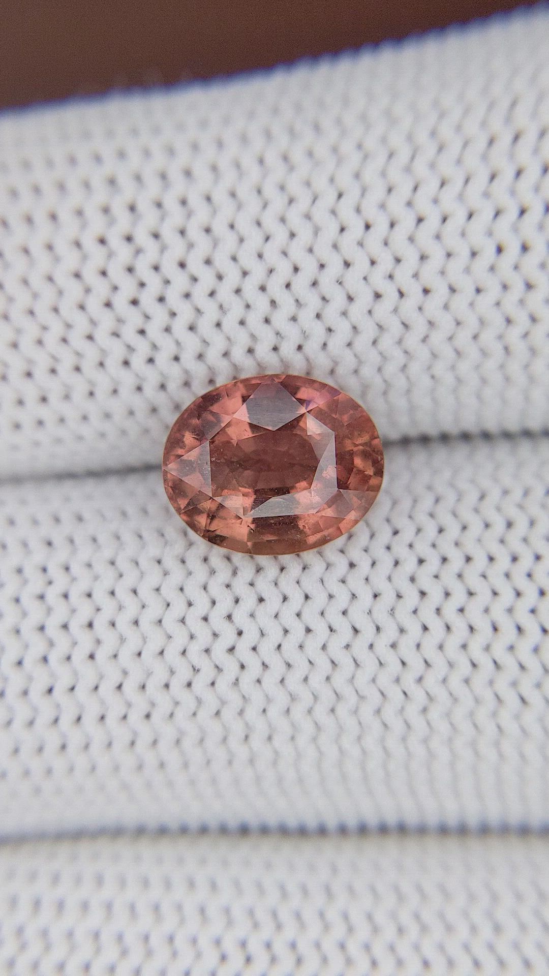 3.52 Ct. Padparadscha Sapphire from Madagascar Size Video