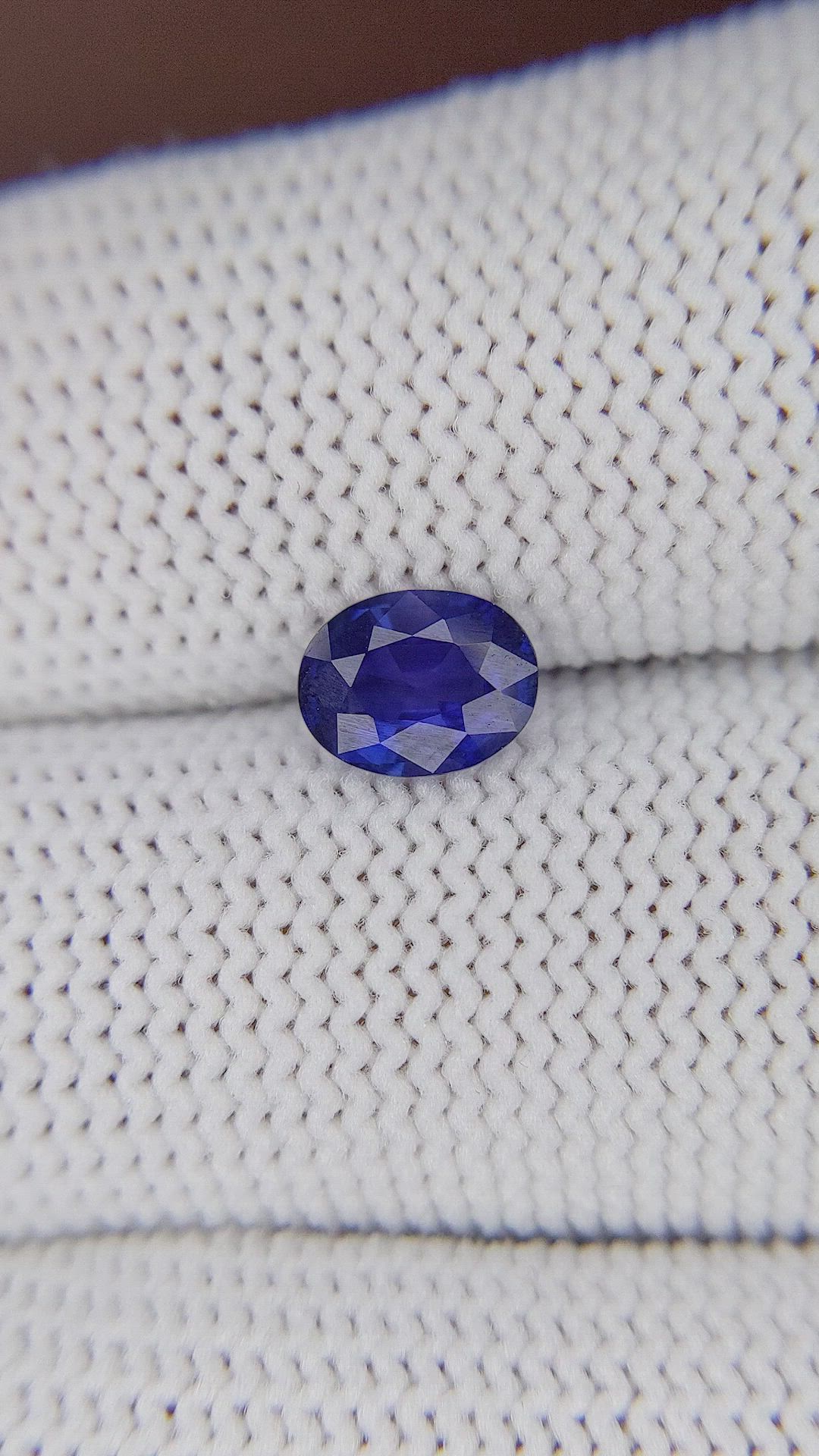 1.03 Ct. Blue Sapphire from Tanzania Size Video