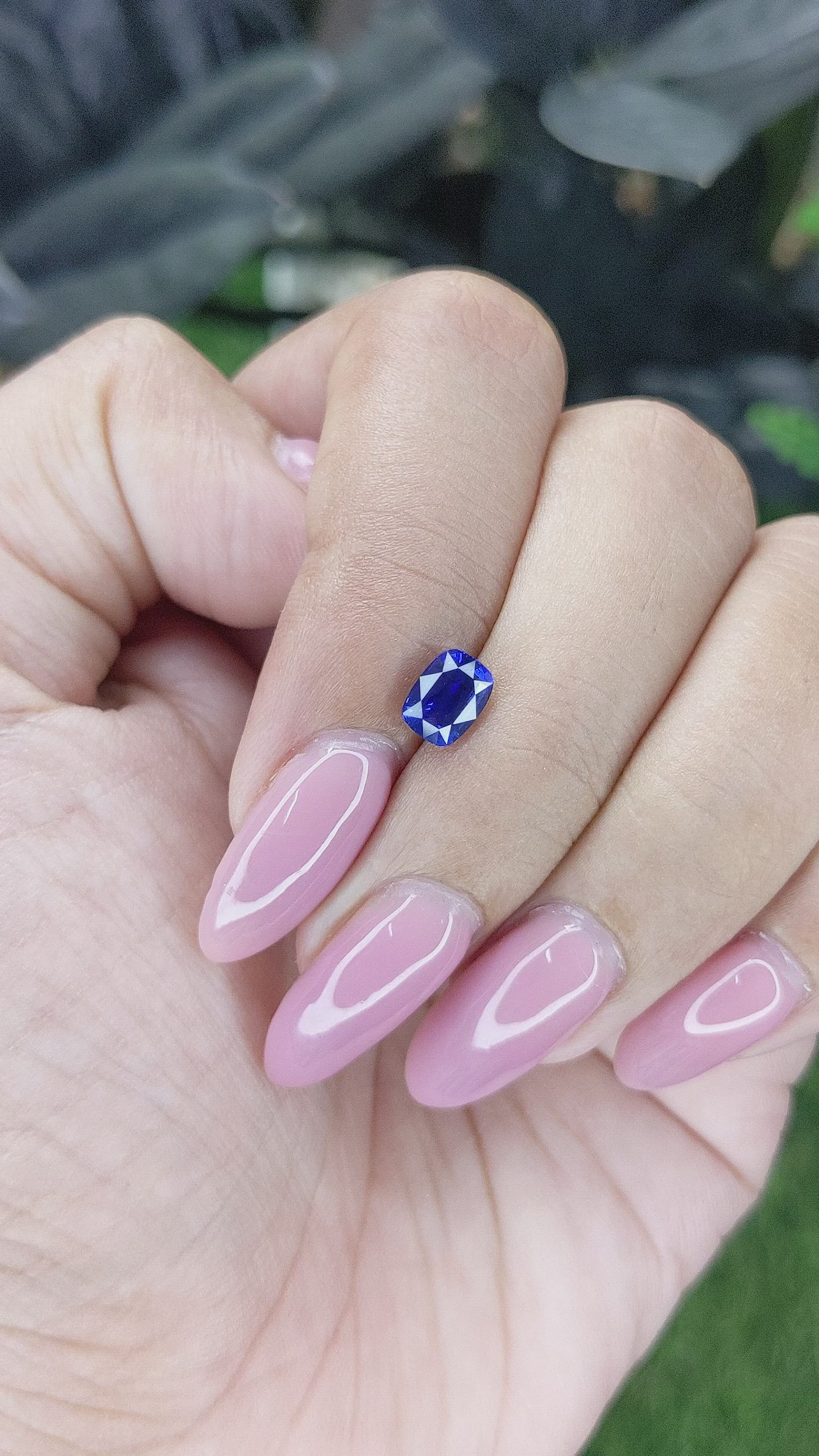 1.04 Ct. Blue Sapphire from Tanzania Size Video