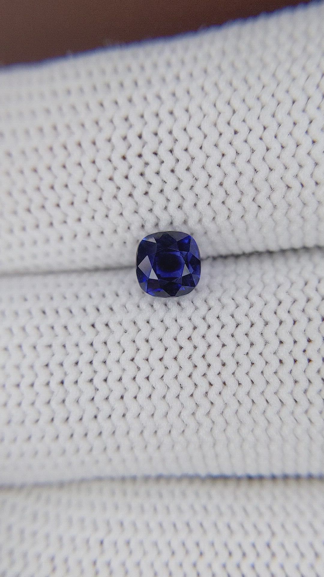 1.00 Ct. Blue Sapphire from Tanzania Size Video