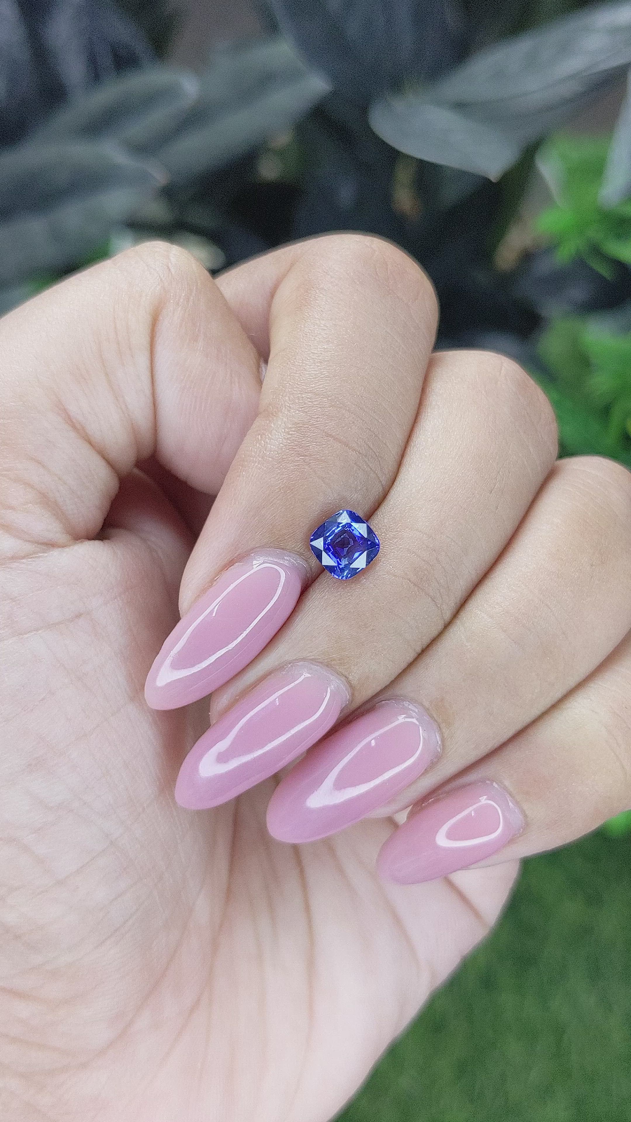 1.02 Ct. Blue Sapphire from Tanzania Size Video