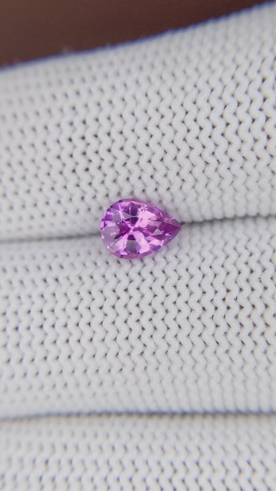 1.08 Ct. Pinkish Purple Sapphire from Tanzania Size Video