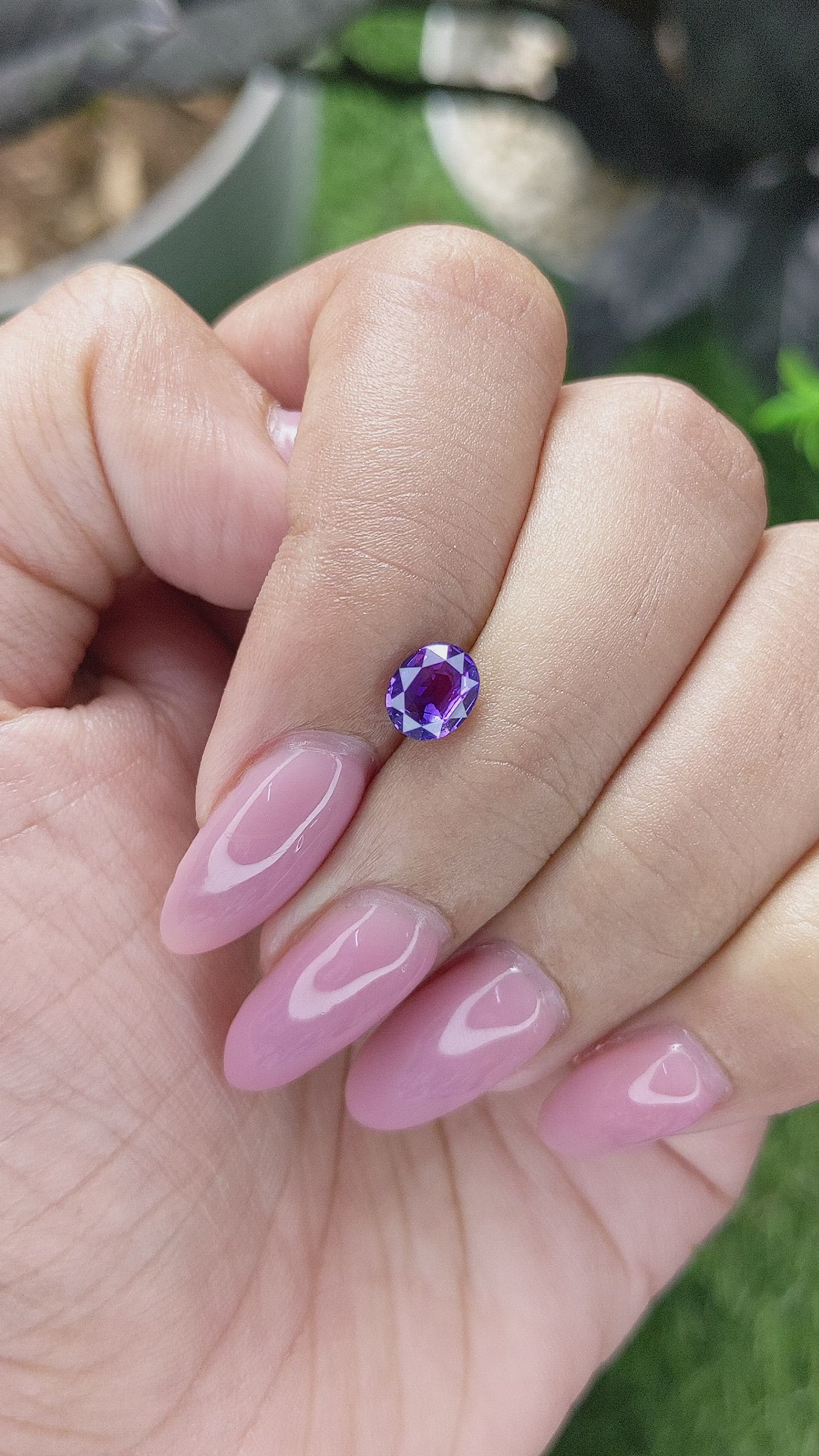 1.03 Ct. Bi Color / Parti Sapphire from Tanzania Size Video