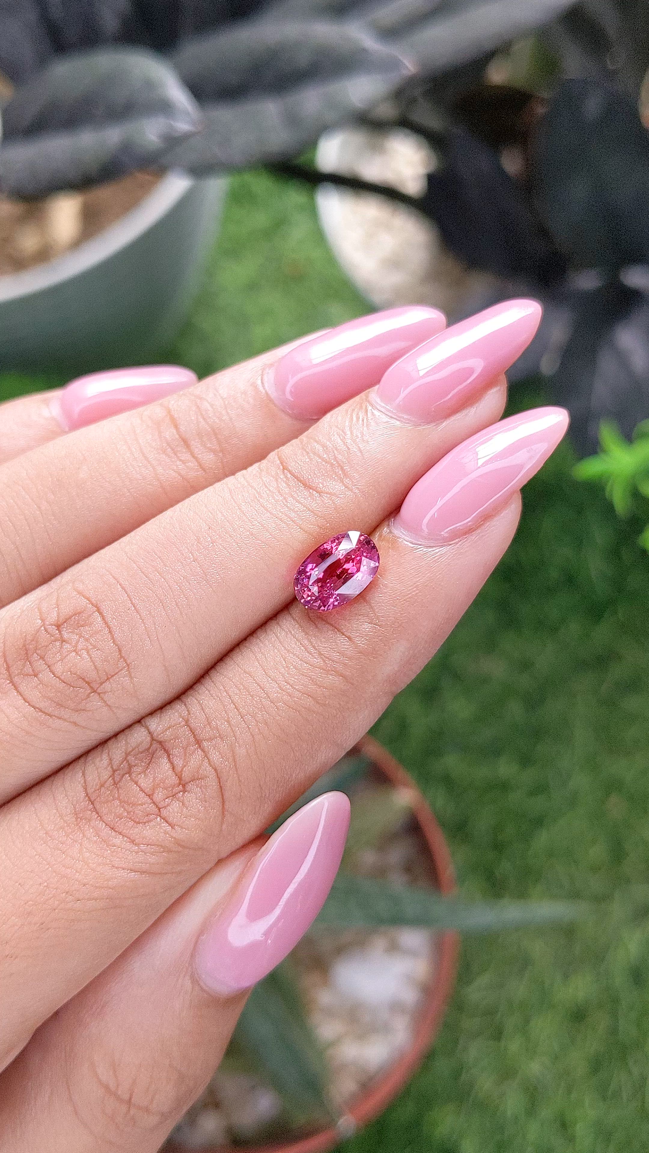2.06 Ct. Padparadscha Sapphire from Madagascar Size Video