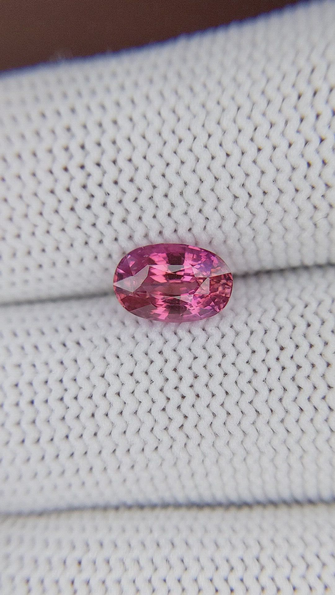 2.06 Ct. Padparadscha Sapphire from Madagascar Size Video