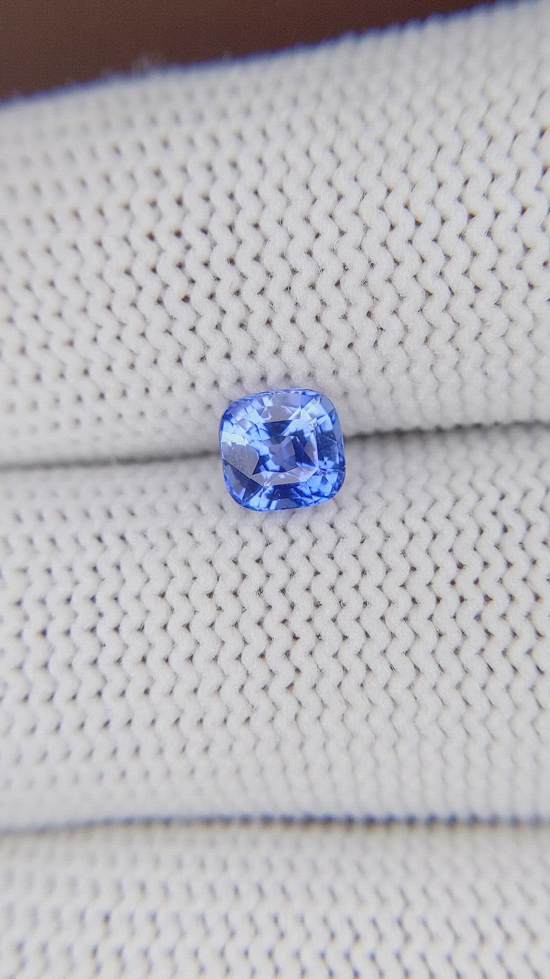1.06 Ct. Blue Sapphire from Madagascar Size Video