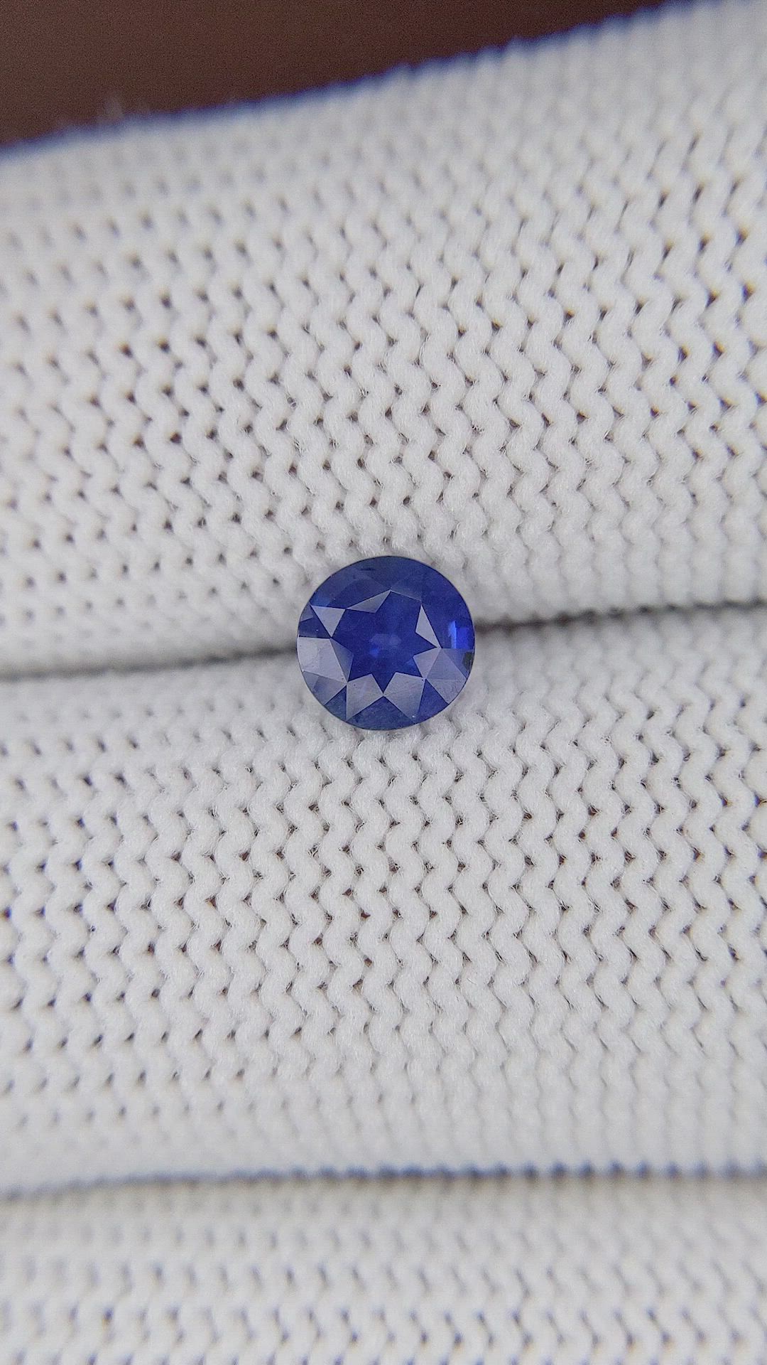 0.78 Ct. Blue Sapphire from Madagascar Size Video