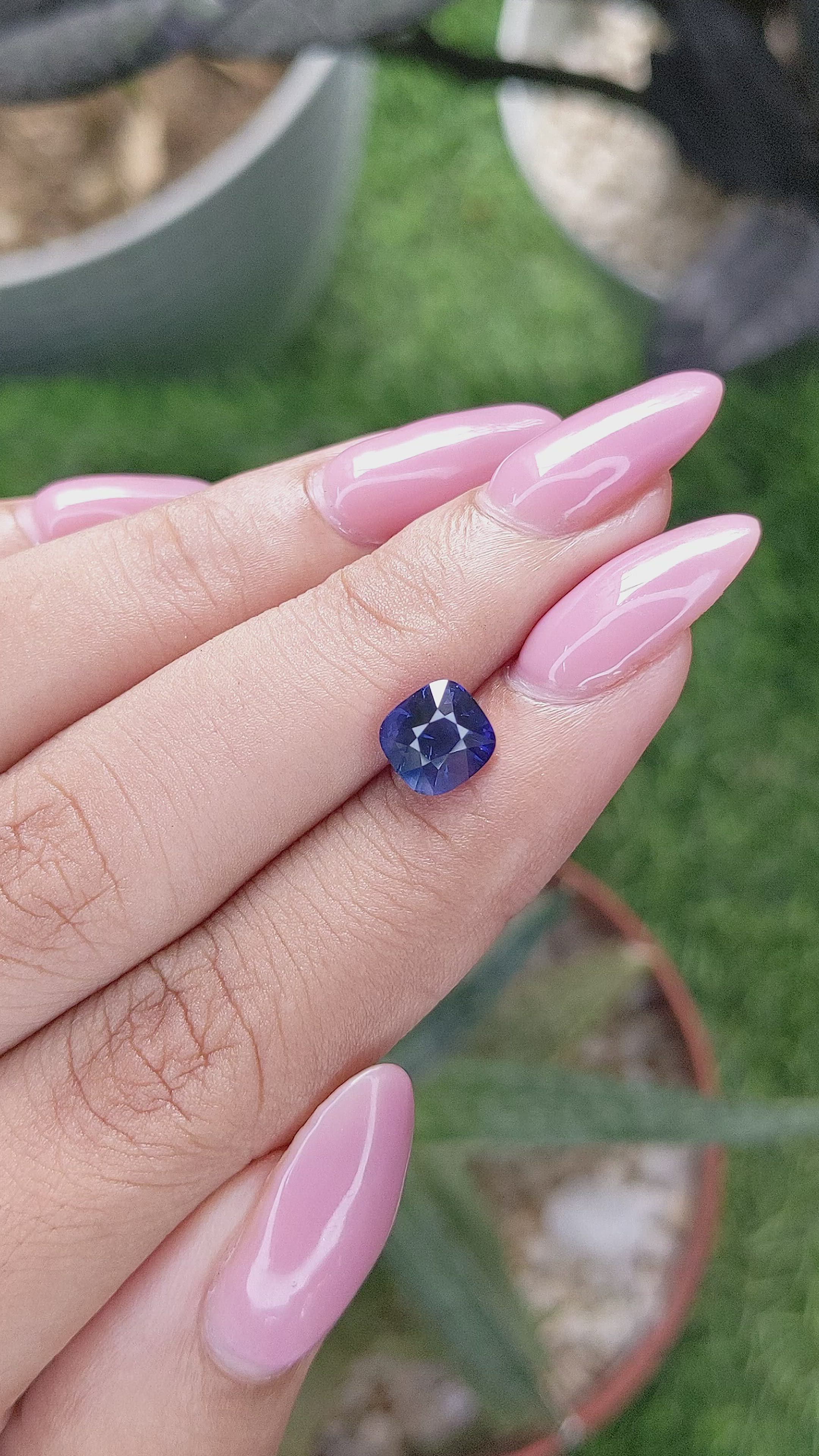 2.03 Ct. Color Change Sapphire from Madagascar Size Video