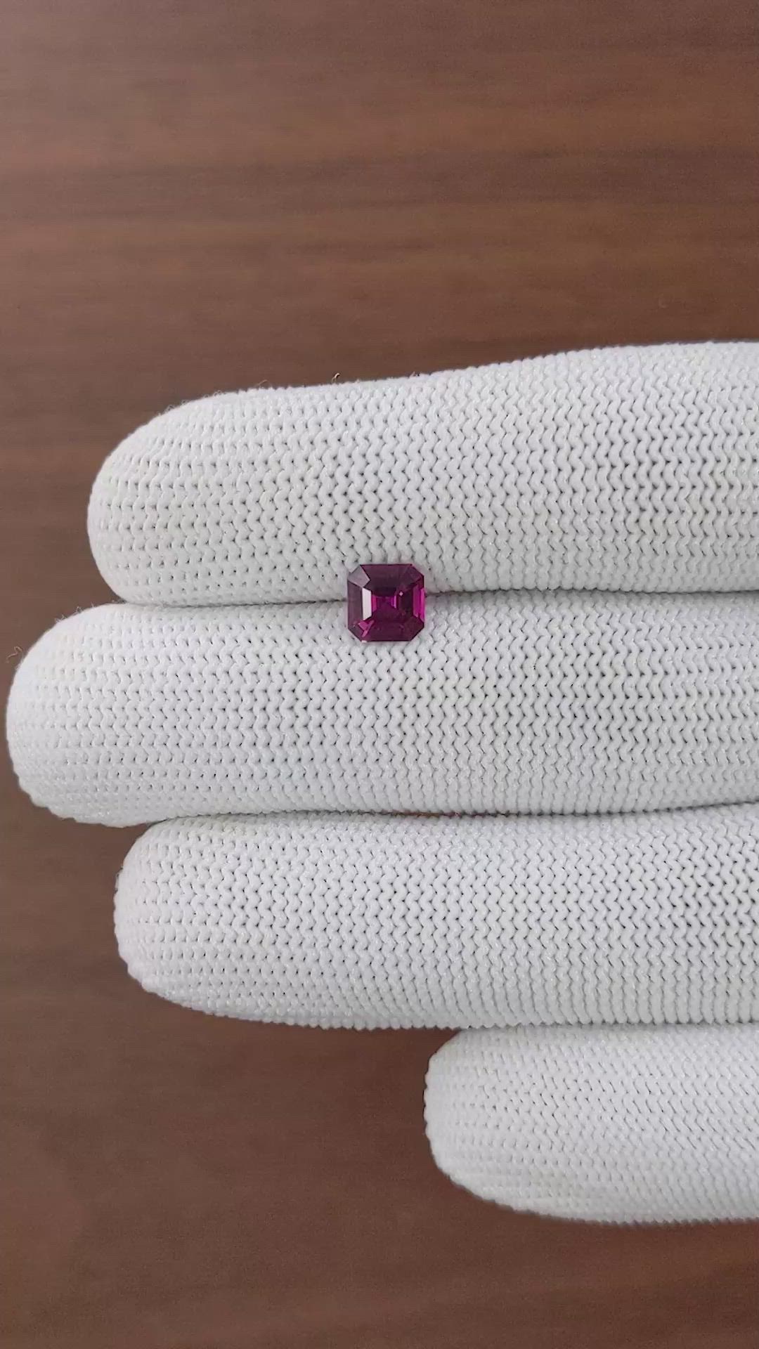 1.10 Ct. Purplish Pink Sapphire from Madagascar Size Video