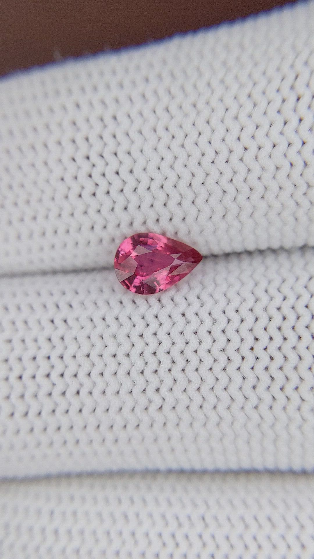 0.68 Ct. Padparadscha Sapphire from Tanzania Size Video