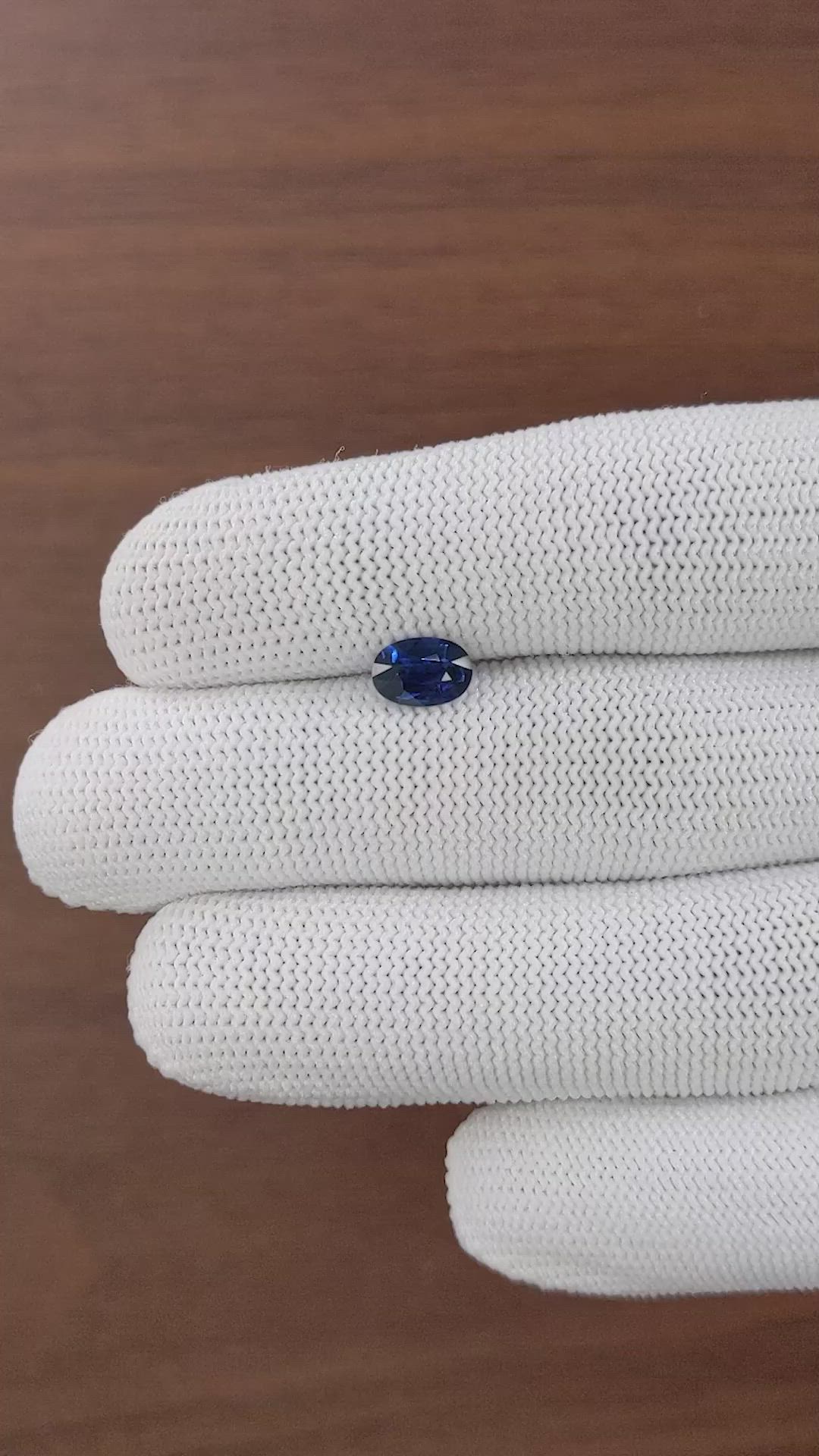 1.26 Ct. Blue Sapphire from Madagascar Size Video