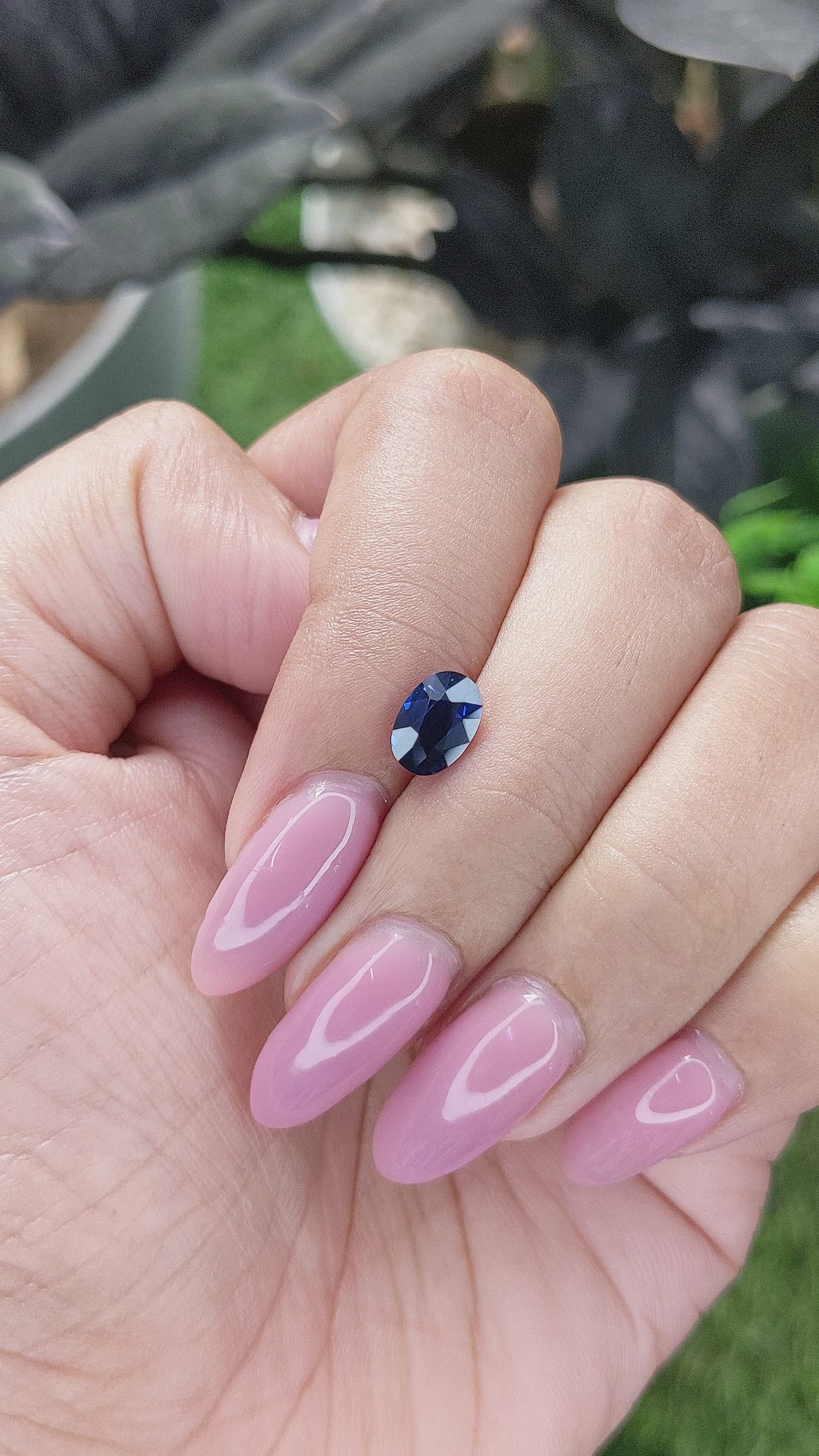 1.26 Ct. Blue Sapphire from Madagascar Size Video