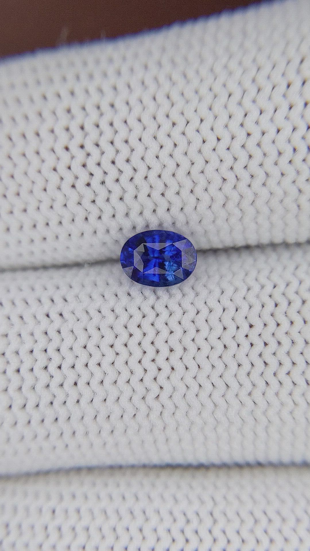 0.77 Ct. Blue Sapphire from Tanzania Size Video