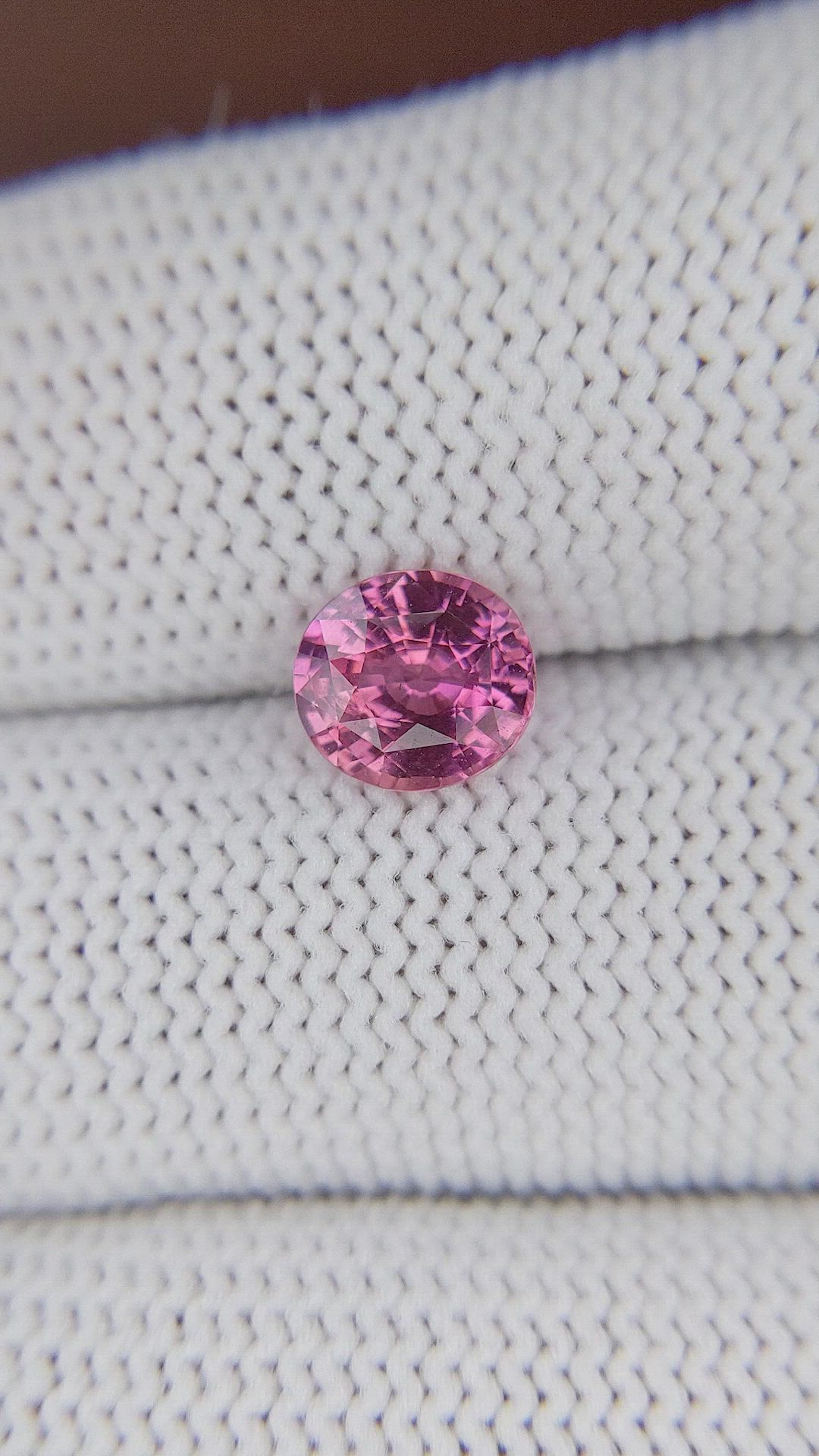 1.54 Ct. Purplish Pink Sapphire from Tanzania Size Video