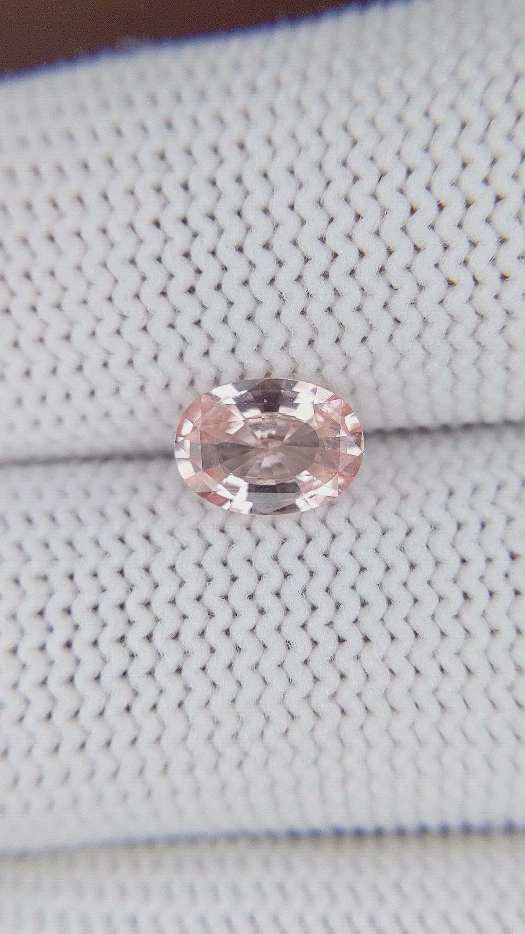 1.03 Ct. Padparadscha Sapphire from Madagascar Size Video