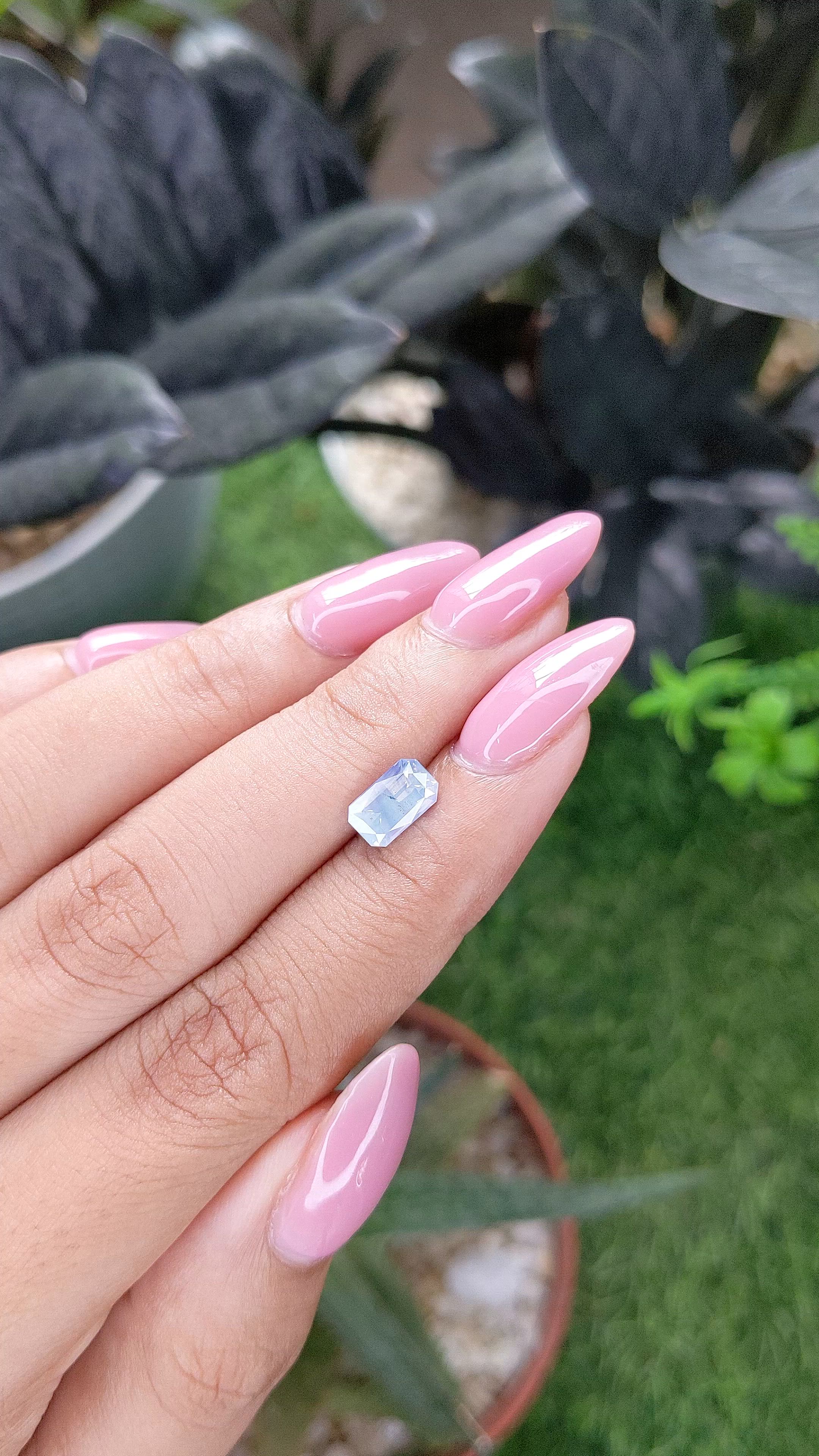 1.53 Ct. Blue Sapphire from Ceylon (Sri Lanka) Size Video