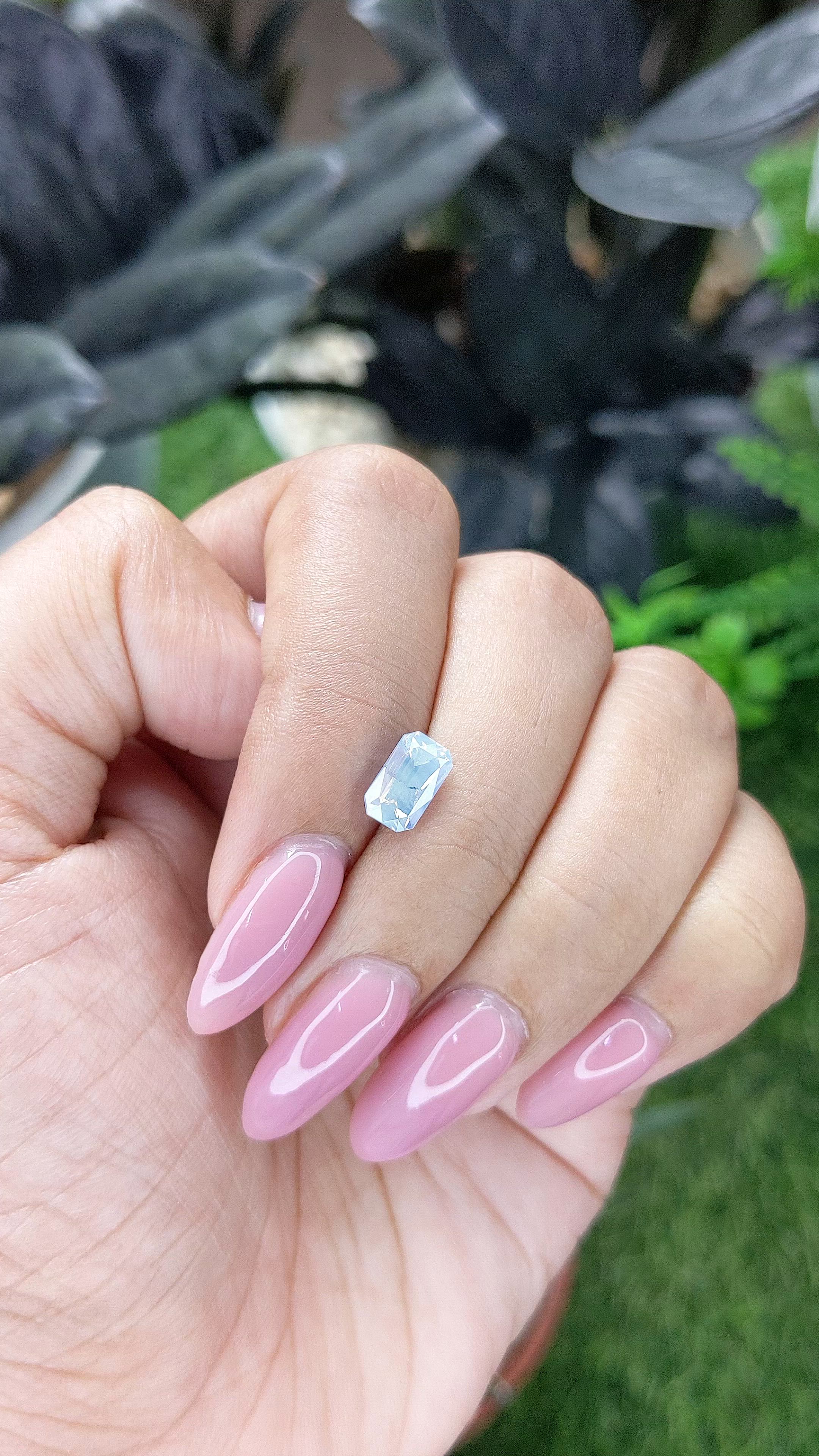 1.53 Ct. Blue Sapphire from Ceylon (Sri Lanka) Size Video
