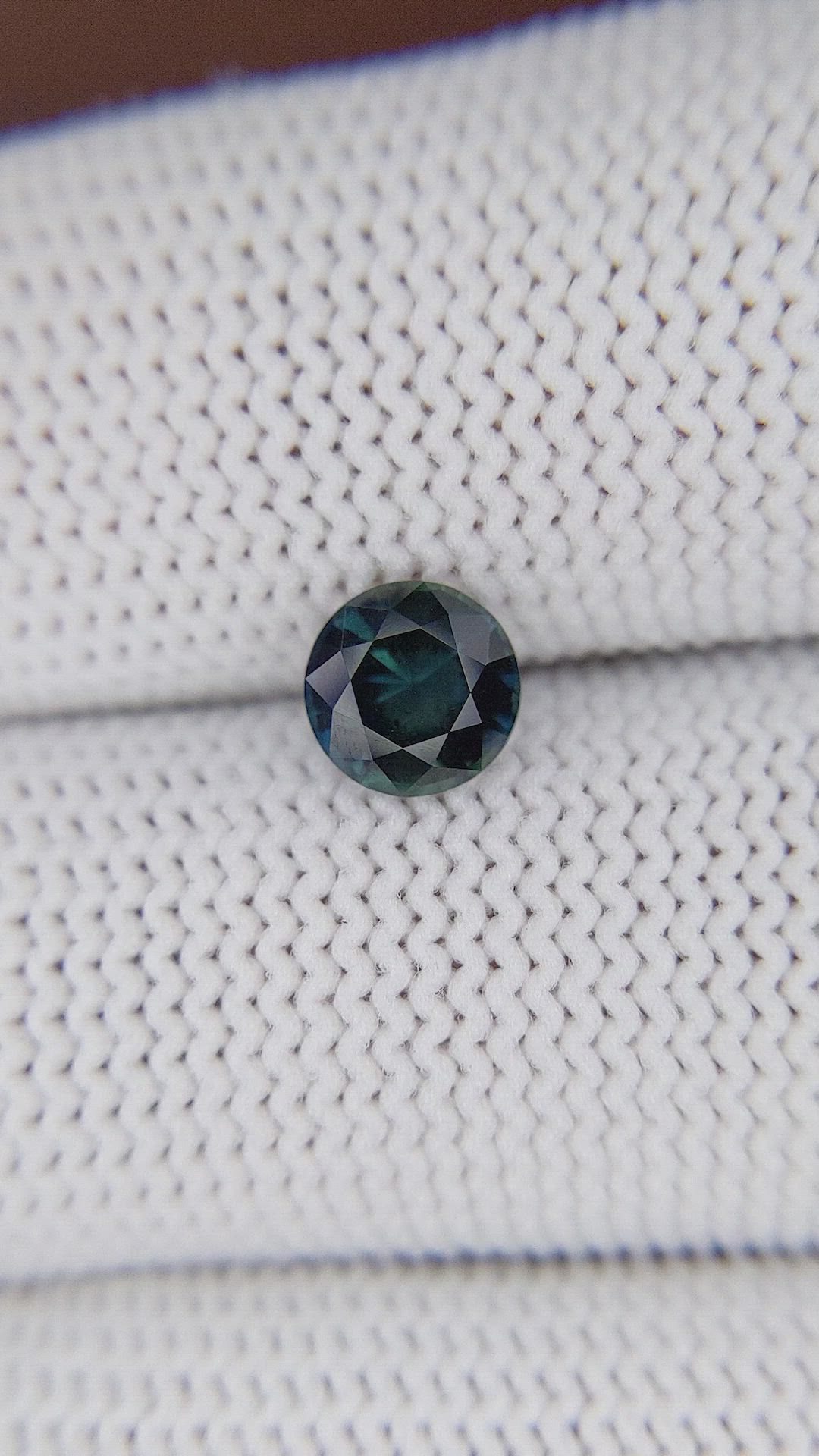 1.15 Ct. Greenish Blue Sapphire from Madagascar Size Video
