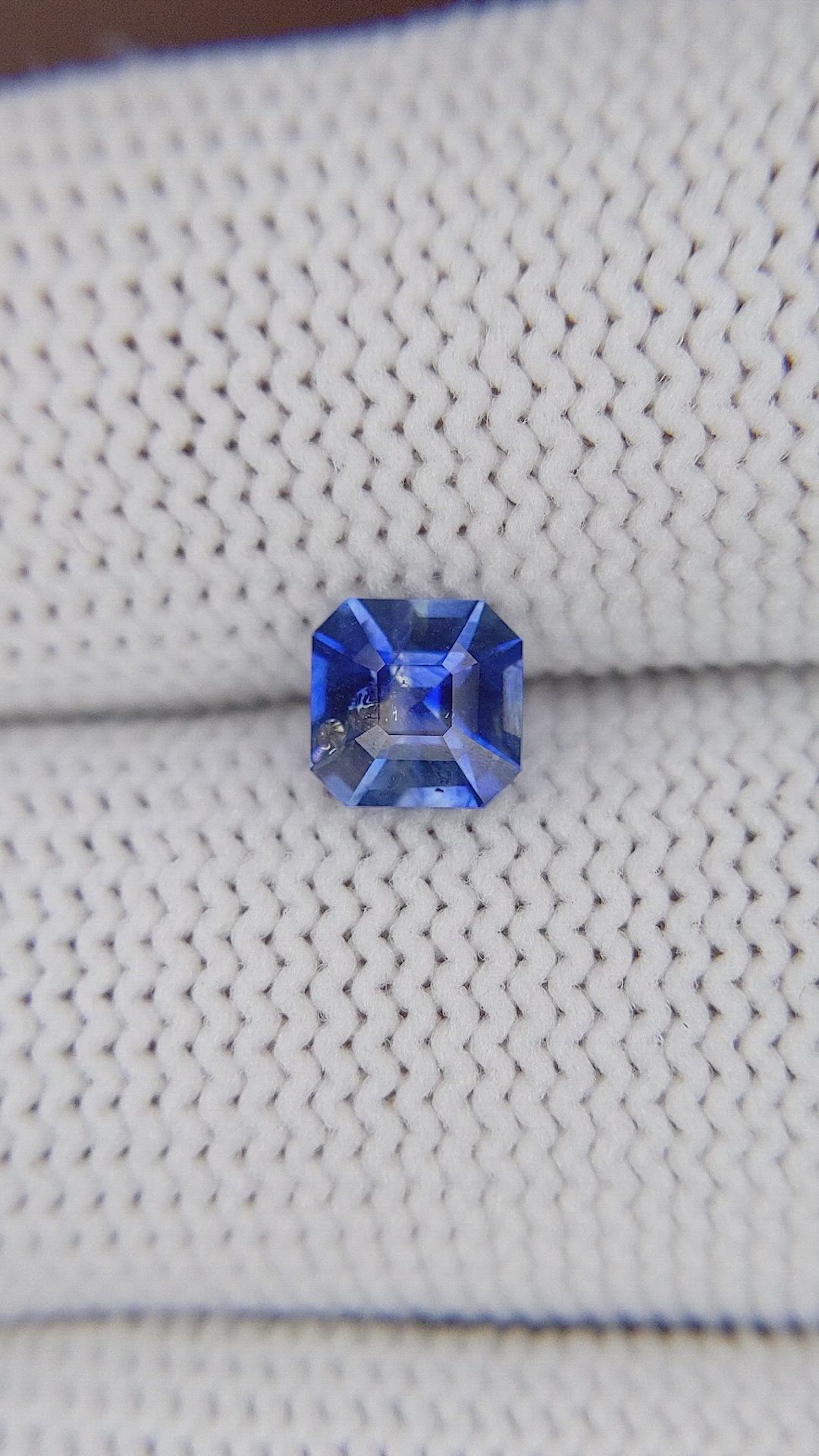 1.02 Ct. Blue Sapphire from Tanzania Size Video