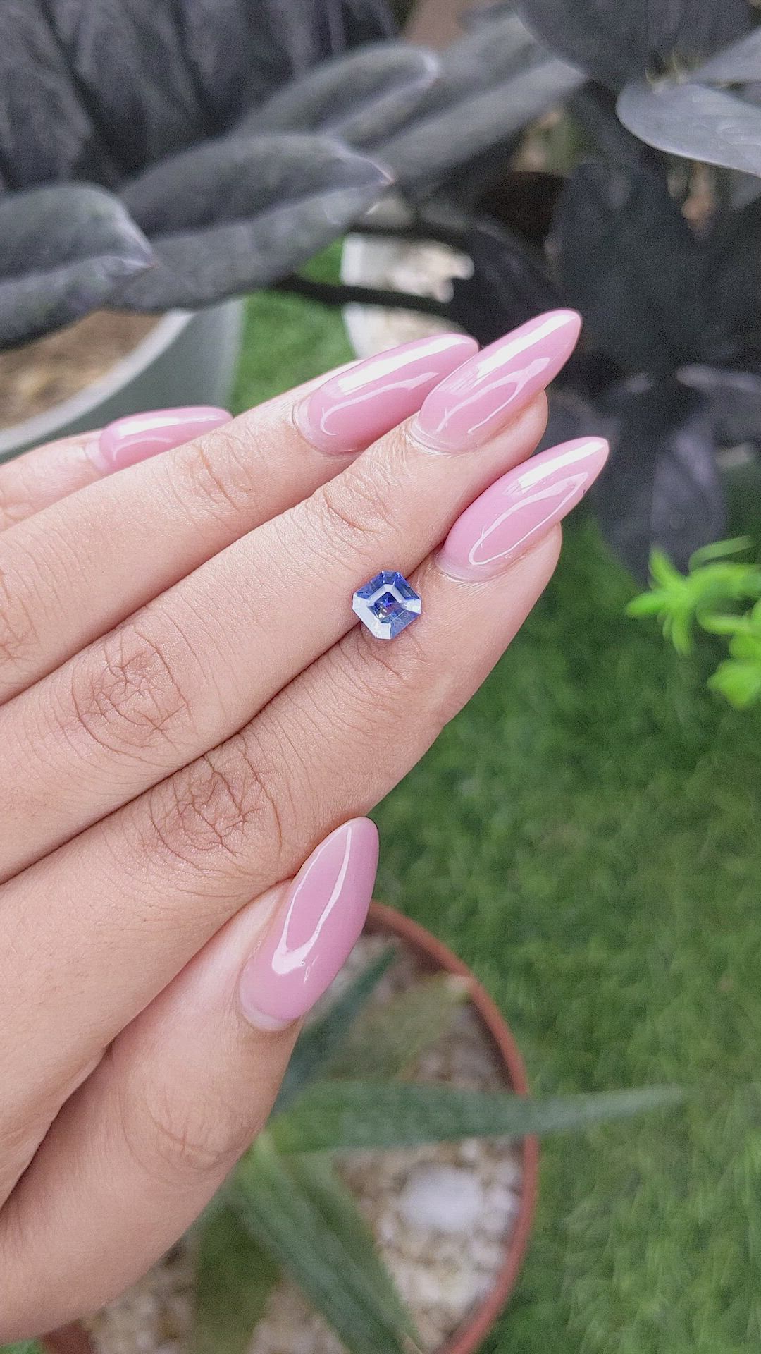 1.02 Ct. Blue Sapphire from Tanzania Size Video