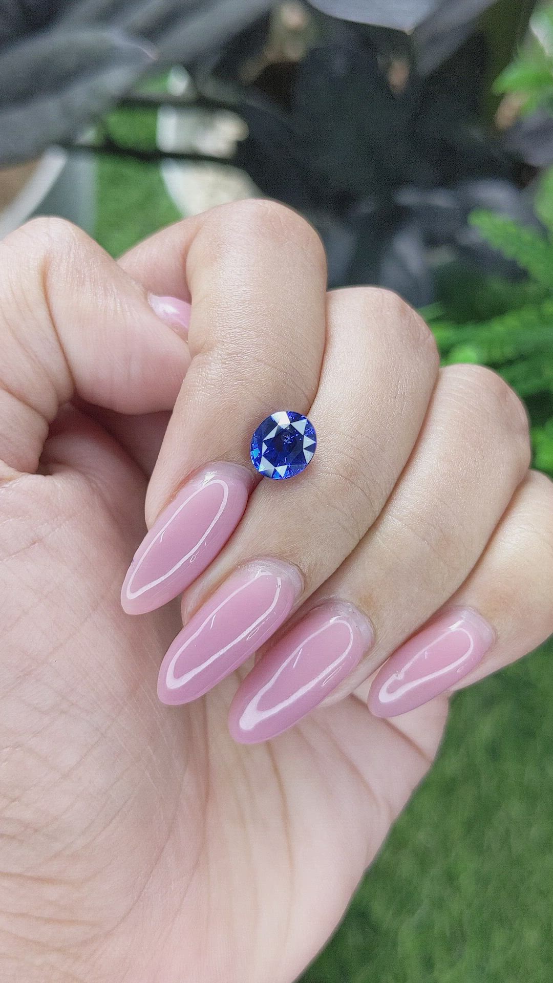 2.02 Ct. Blue Sapphire from Tanzania Size Video