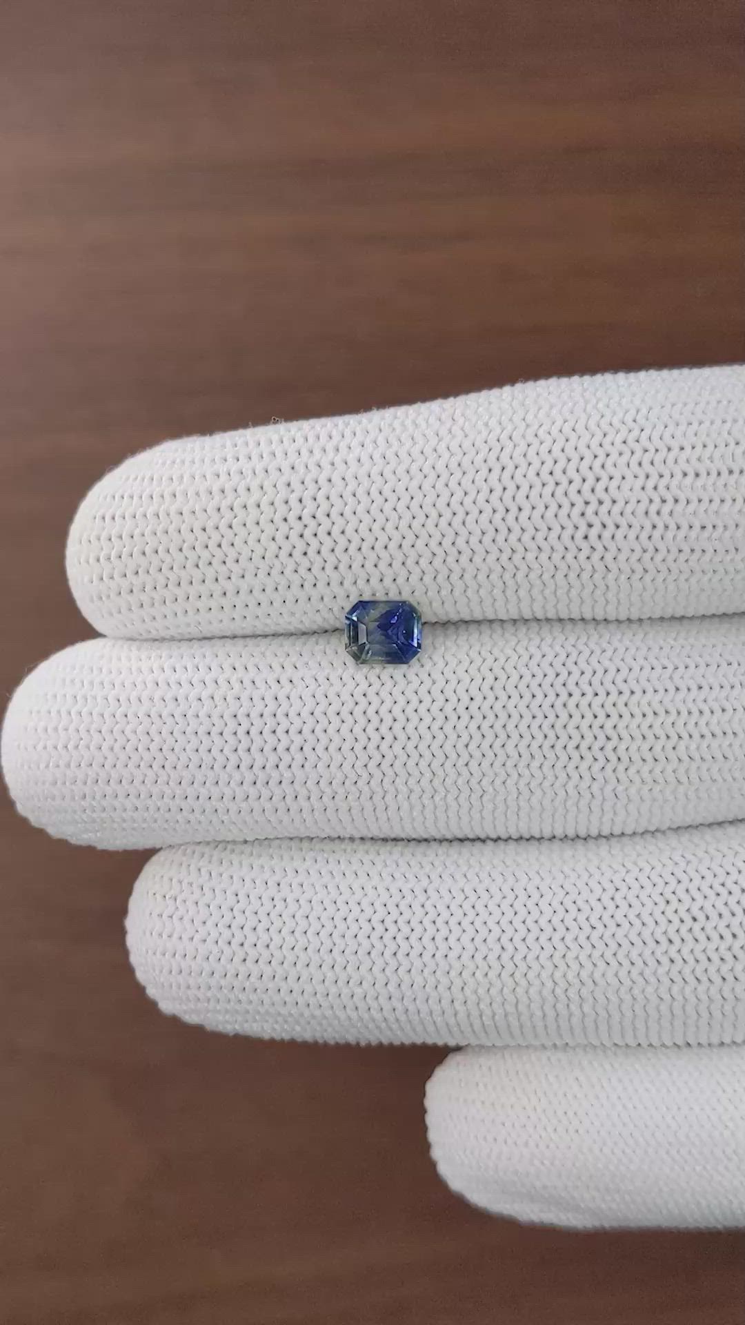 1.04 Ct. Bi Color / Parti Sapphire from Tanzania Size Video