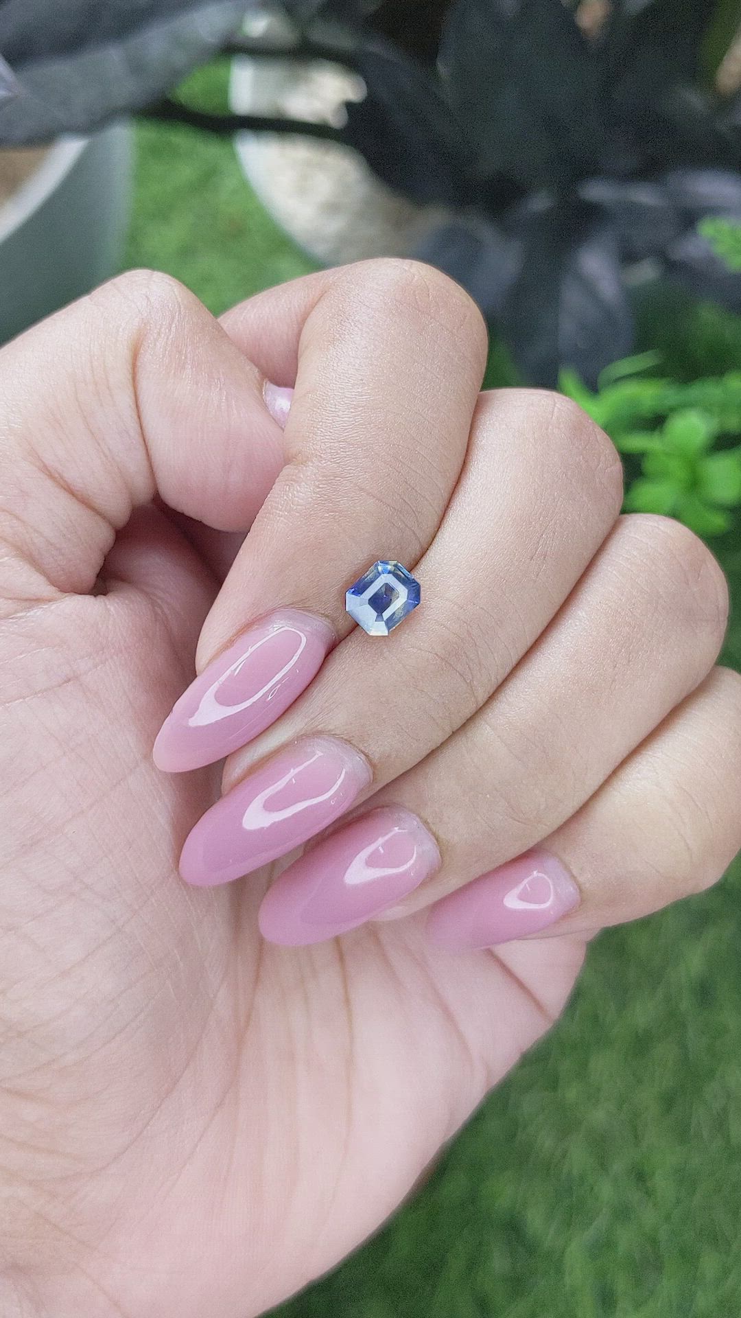 1.04 Ct. Bi Color / Parti Sapphire from Tanzania Size Video