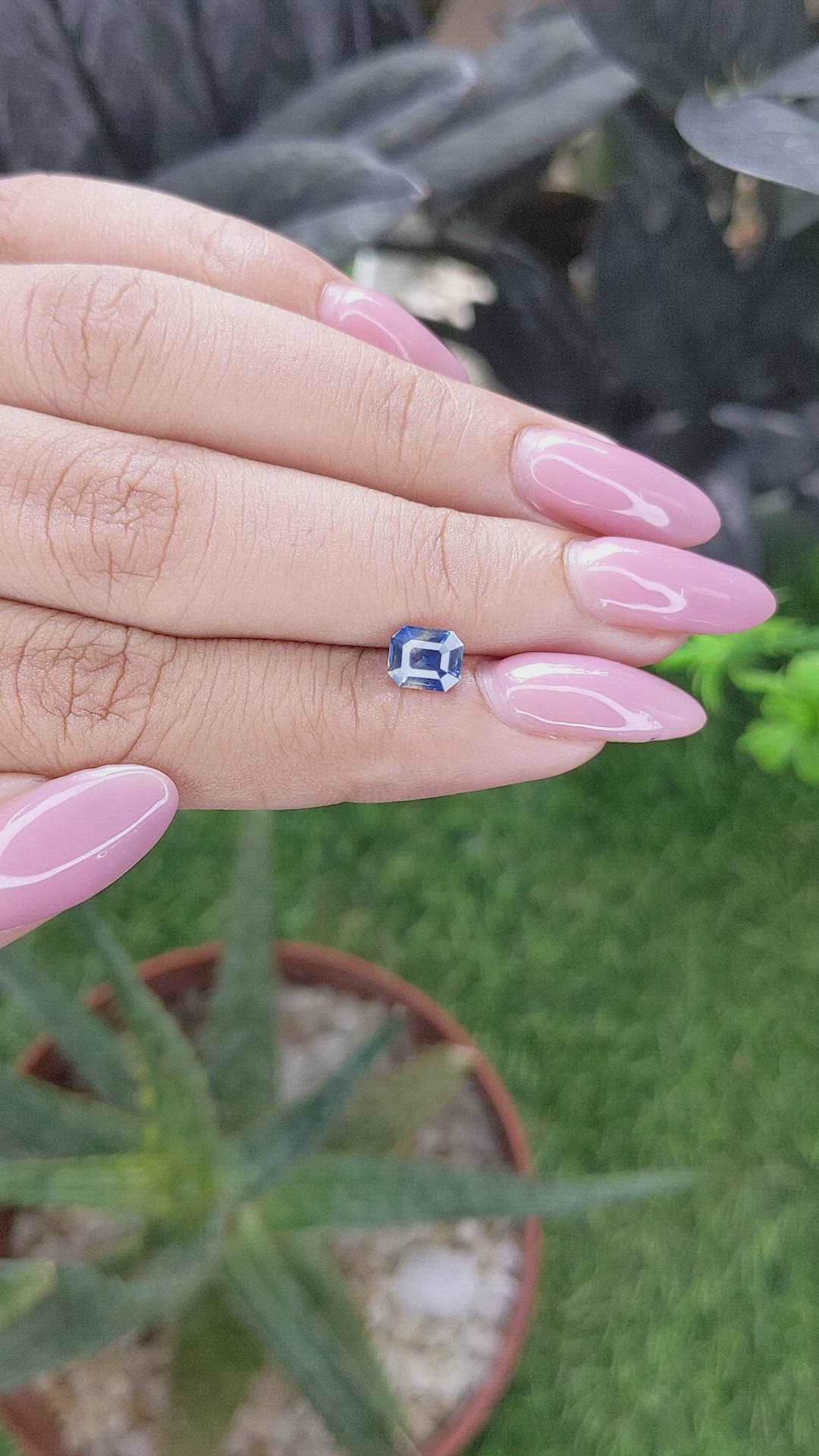 1.04 Ct. Bi Color / Parti Sapphire from Tanzania Size Video