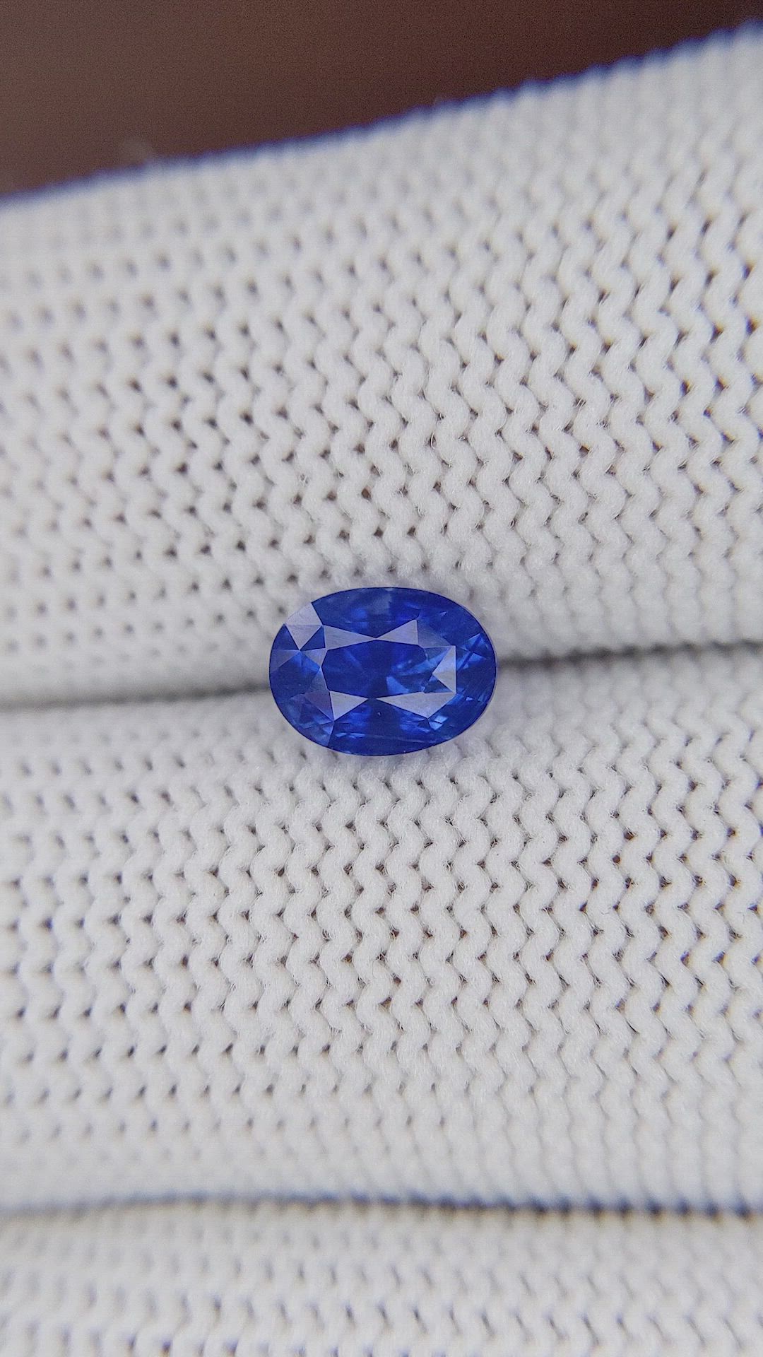 1.62 Ct. Blue Sapphire from Tanzania Size Video