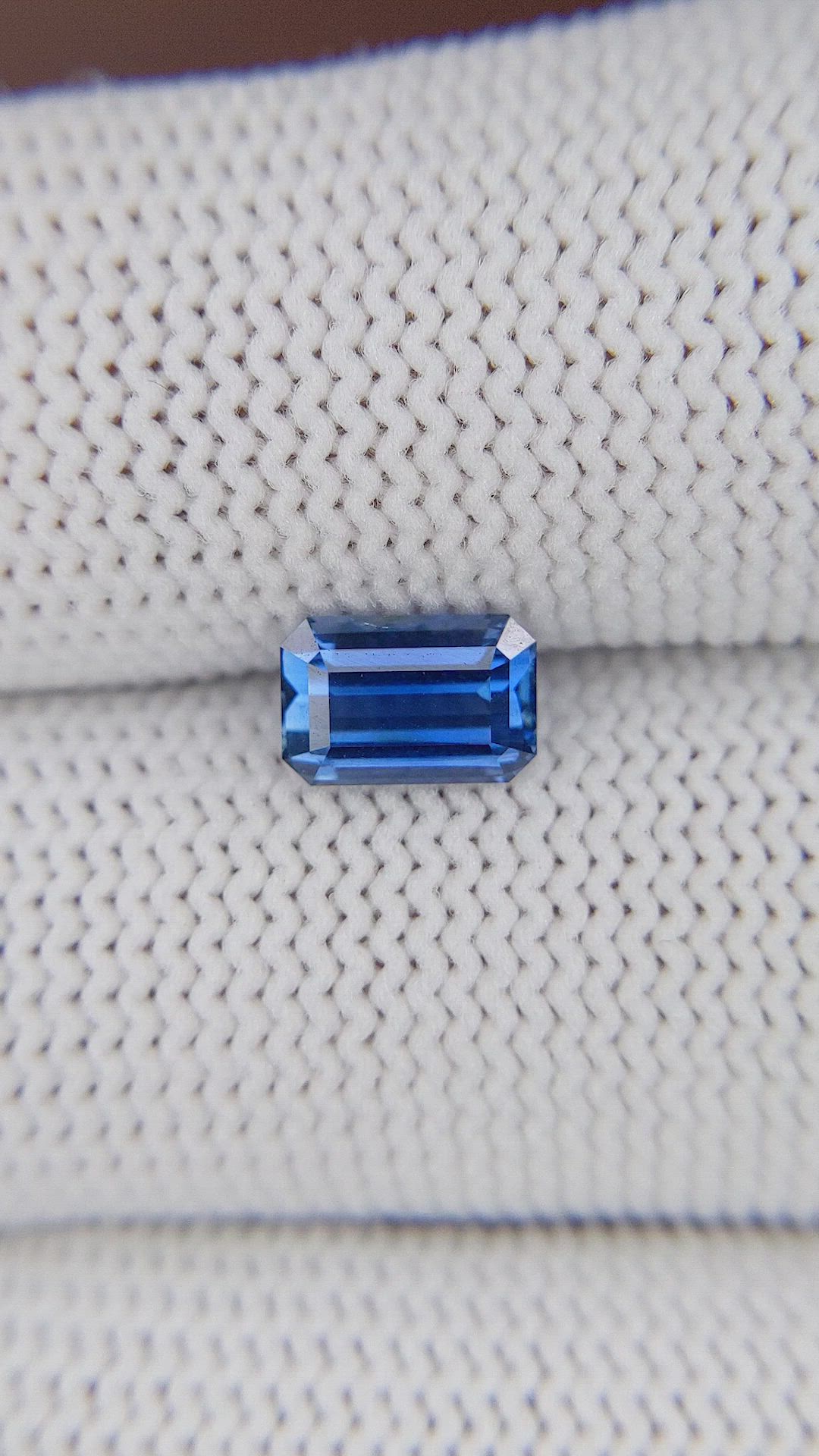1.52 Ct. Blue Sapphire from Tanzania Size Video