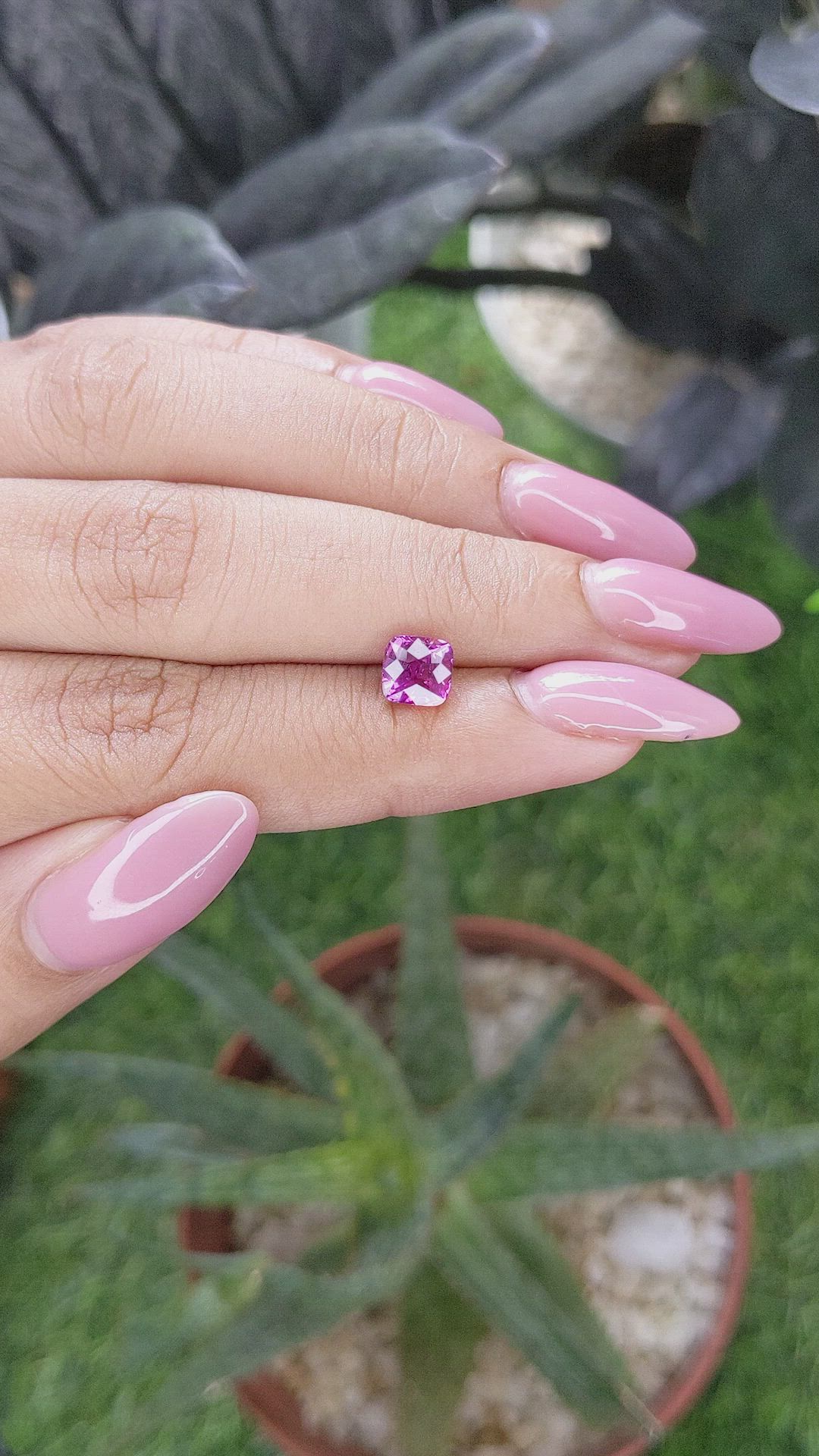 1.54 Ct. Pink Sapphire from Tanzania Size Video