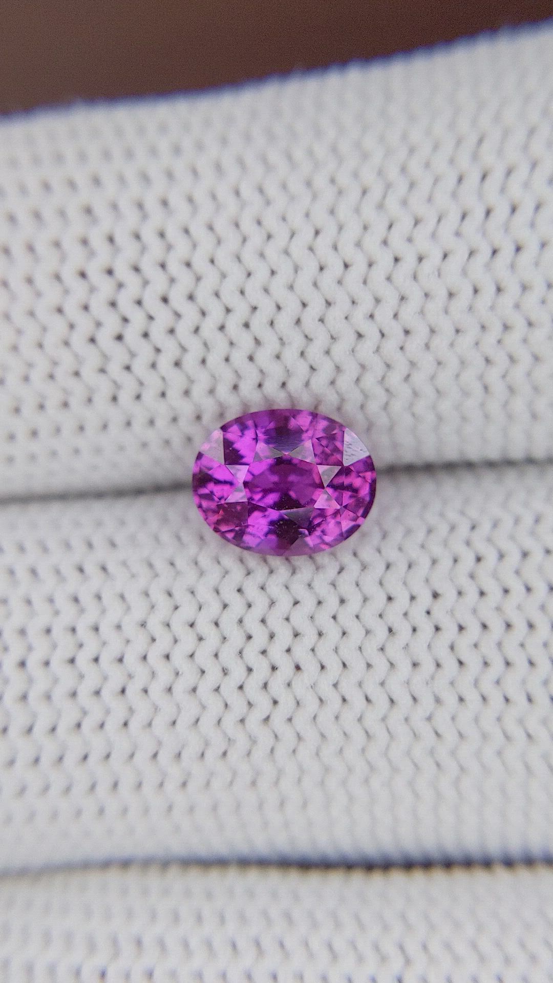 2.17 Ct. Purplish Pink Sapphire from Tanzania Size Video
