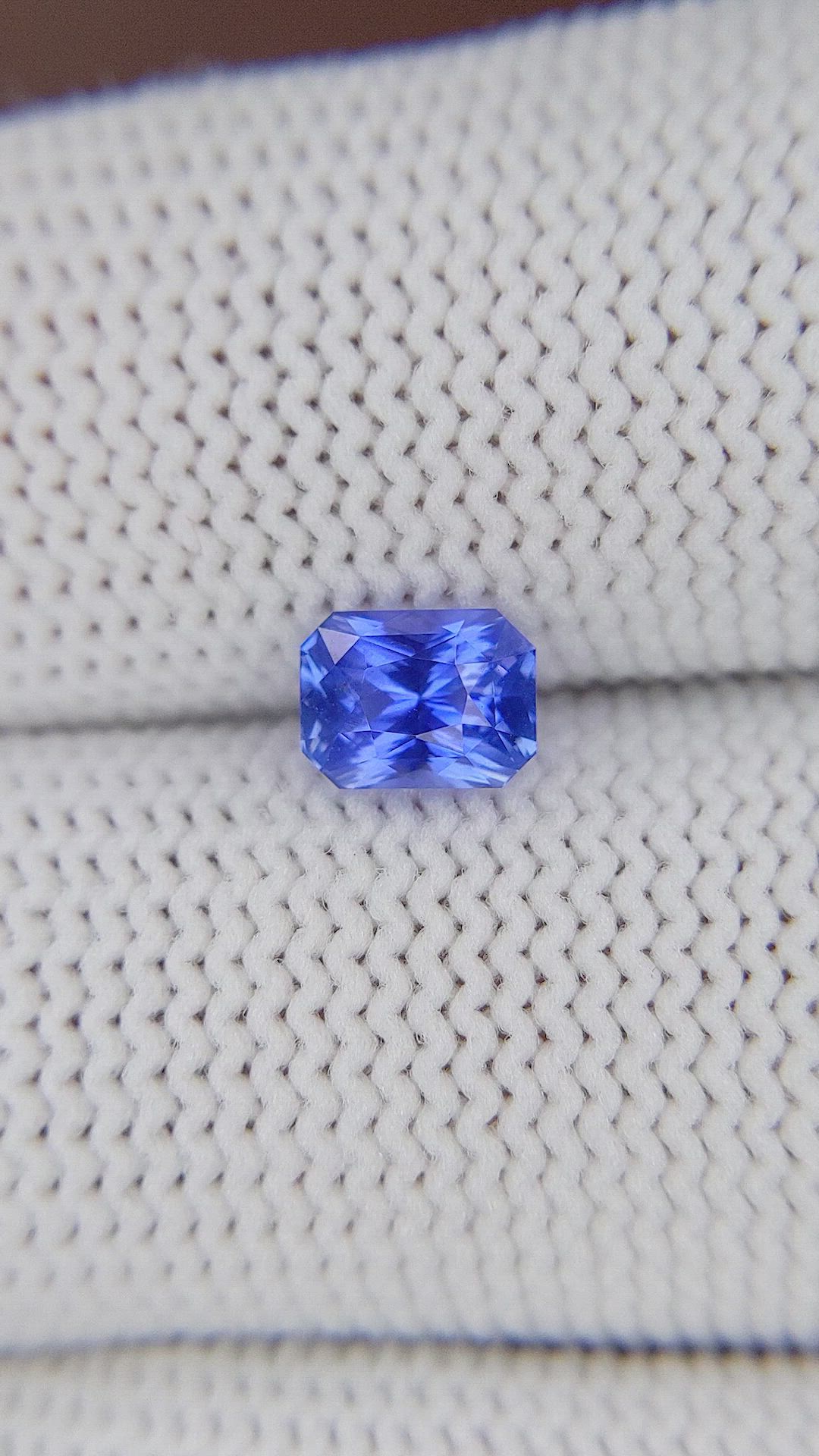 1.12 Ct. Blue Sapphire from Ceylon (Sri Lanka) Size Video
