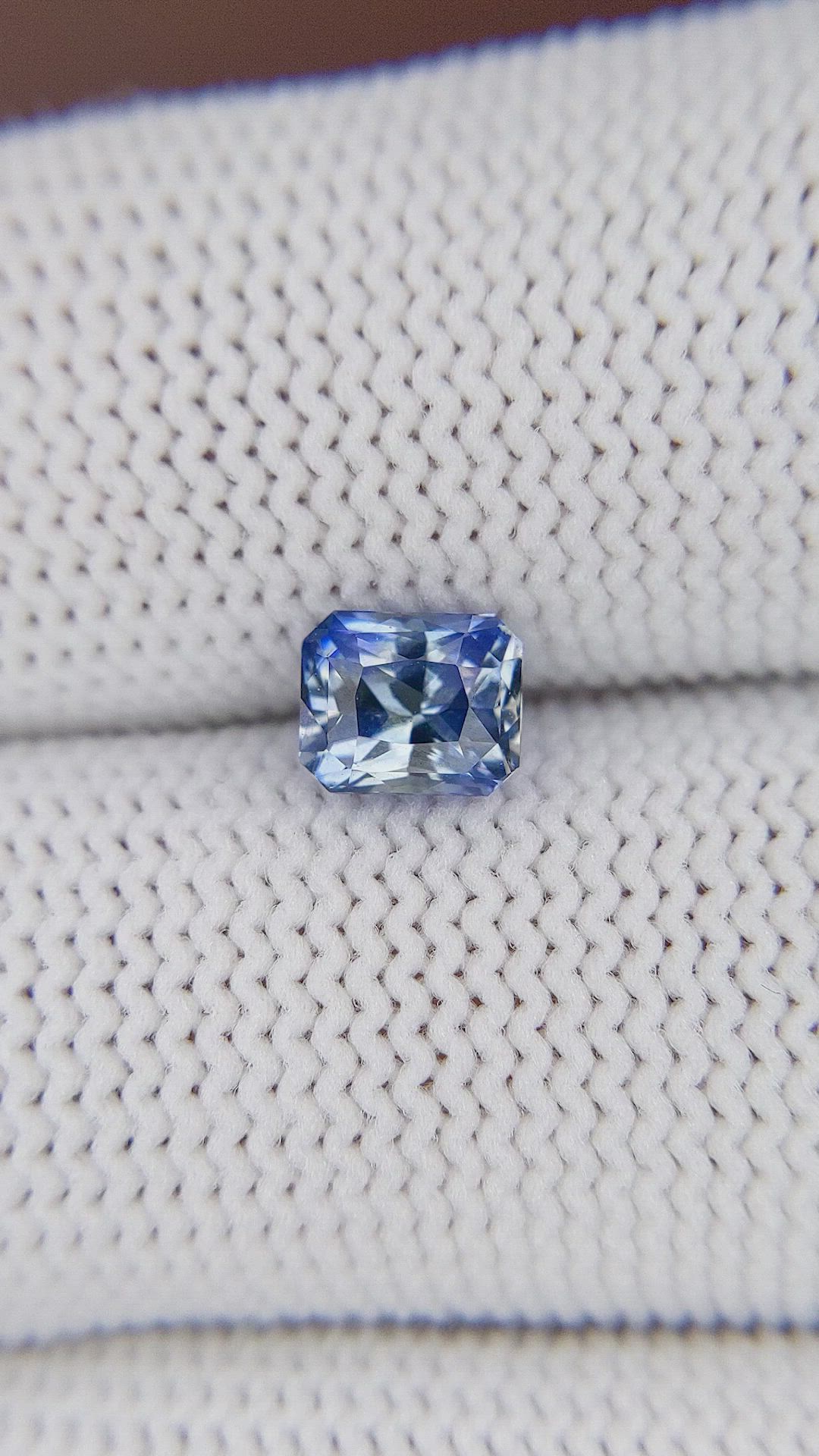 1.18 Ct. Blue Sapphire from Ceylon (Sri Lanka) Size Video