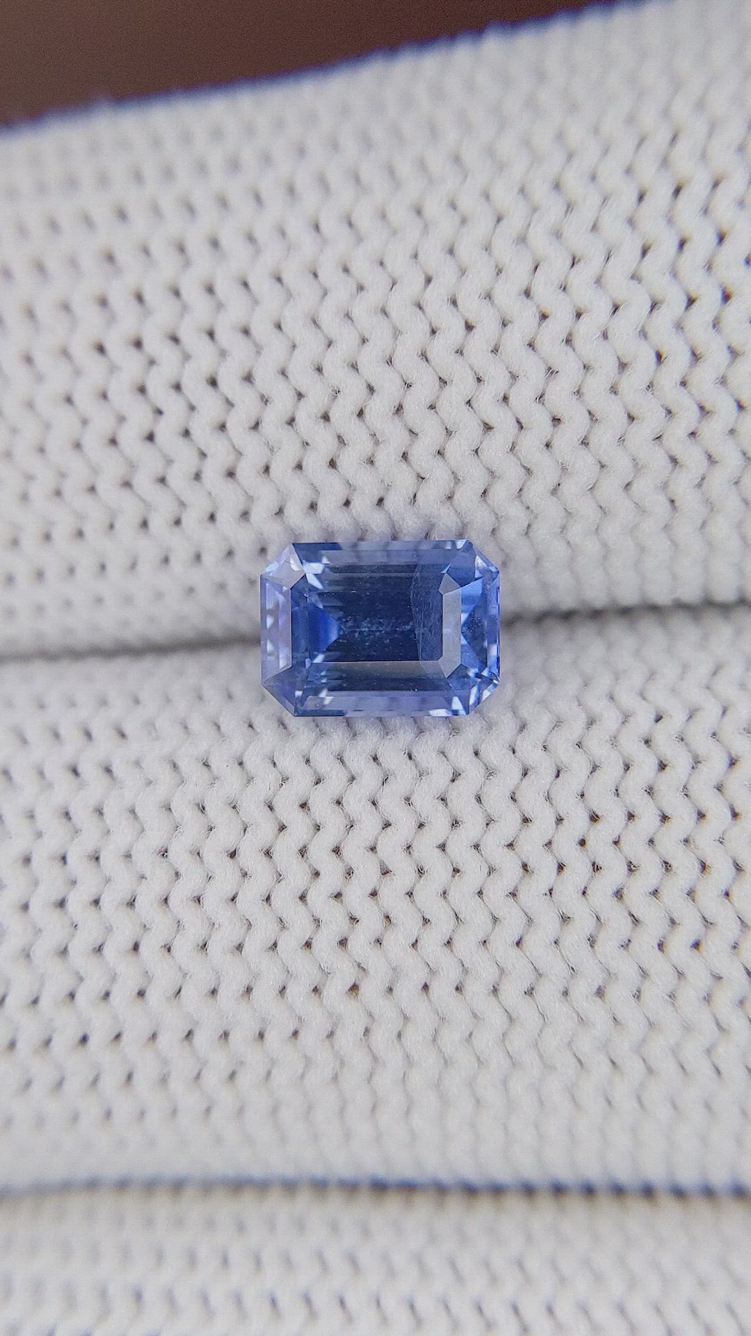 1.62 Ct. Blue Sapphire from Ceylon (Sri Lanka) Size Video