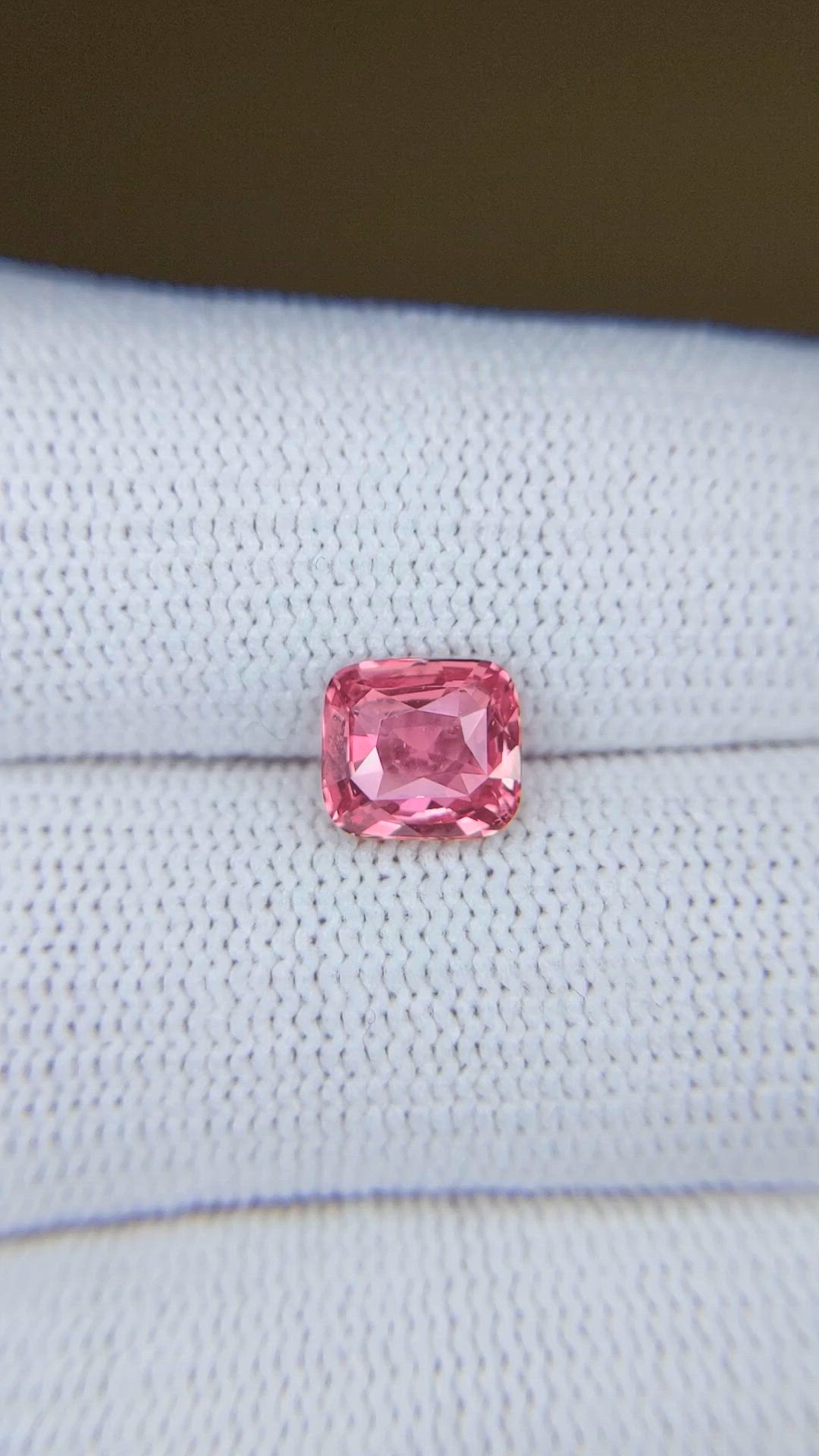 2.04 Ct. Padparadscha Sapphire from Madagascar Size Video