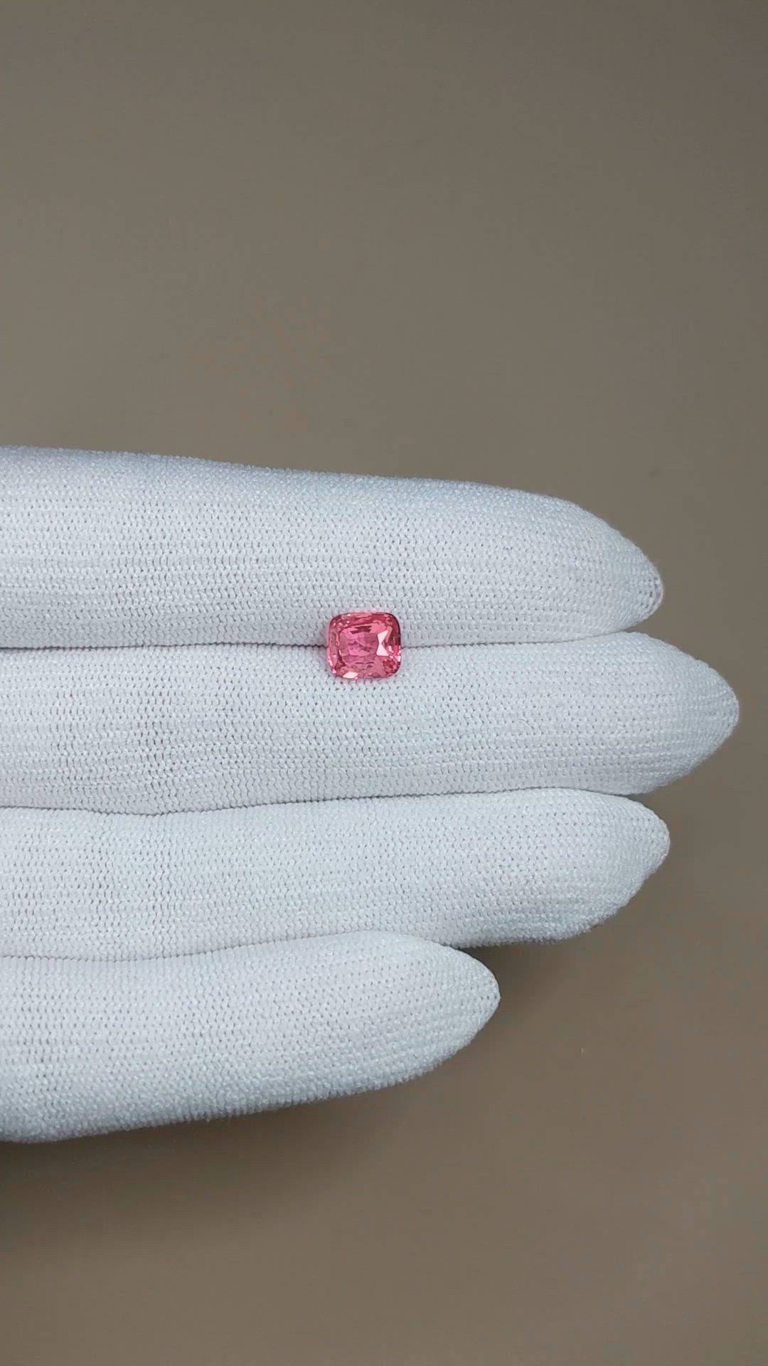 2.04 Ct. Padparadscha Sapphire from Madagascar Size Video