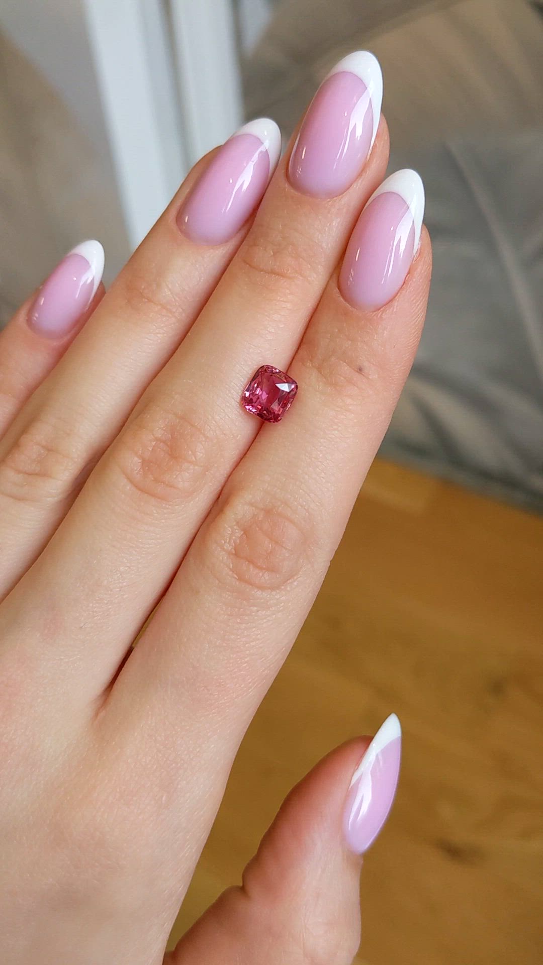 2.04 Ct. Padparadscha Sapphire from Madagascar Size Video