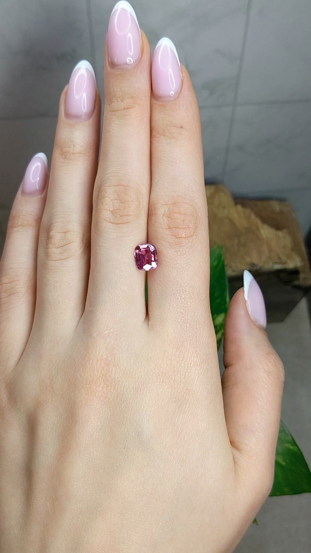 2.12 Ct. Padparadscha Sapphire from Madagascar Size Video