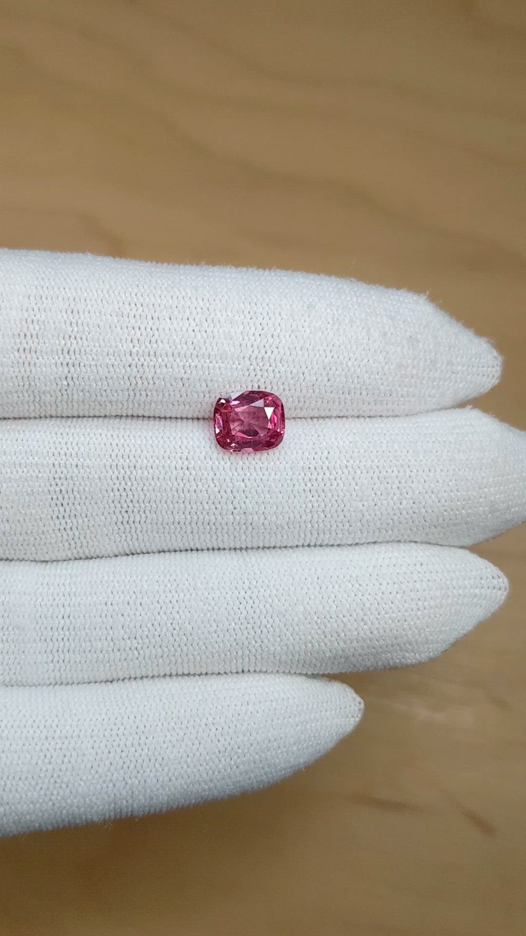 2.12 Ct. Padparadscha Sapphire from Madagascar Size Video