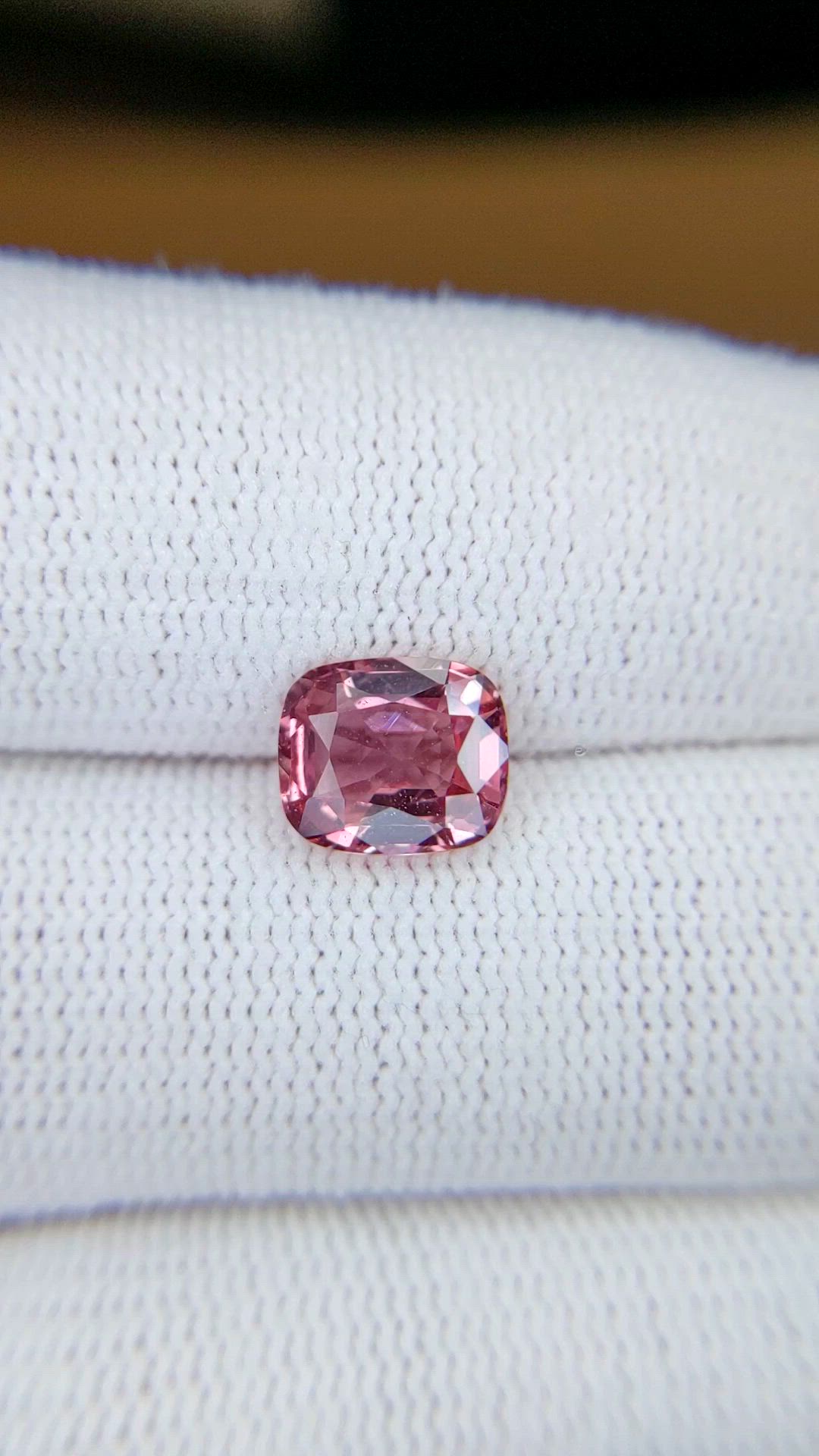2.12 Ct. Padparadscha Sapphire from Madagascar Size Video