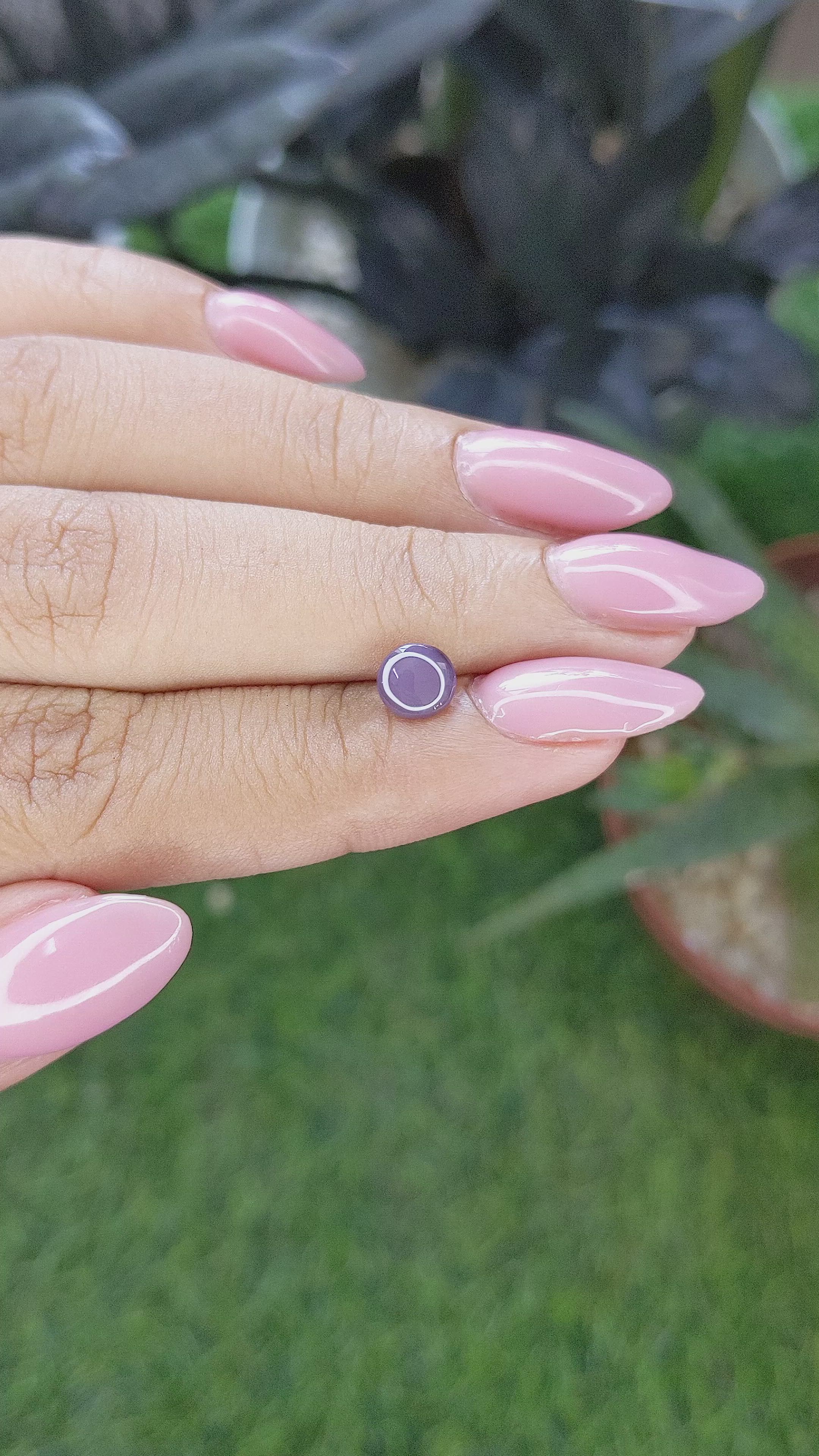 1.02 Ct. Purple Star Sapphire from Ceylon (Sri Lanka) Size Video