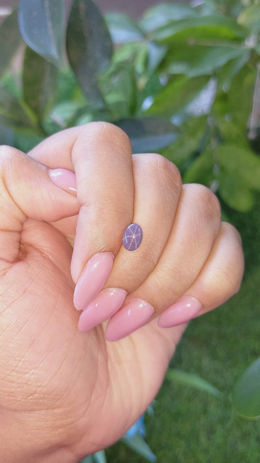 1.49 Ct. Purple Star Sapphire from Ceylon (Sri Lanka) Size Video