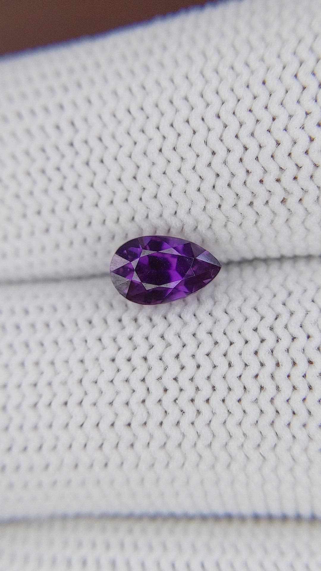 1.54 Ct. Purple Sapphire from Ceylon (Sri Lanka) Size Video