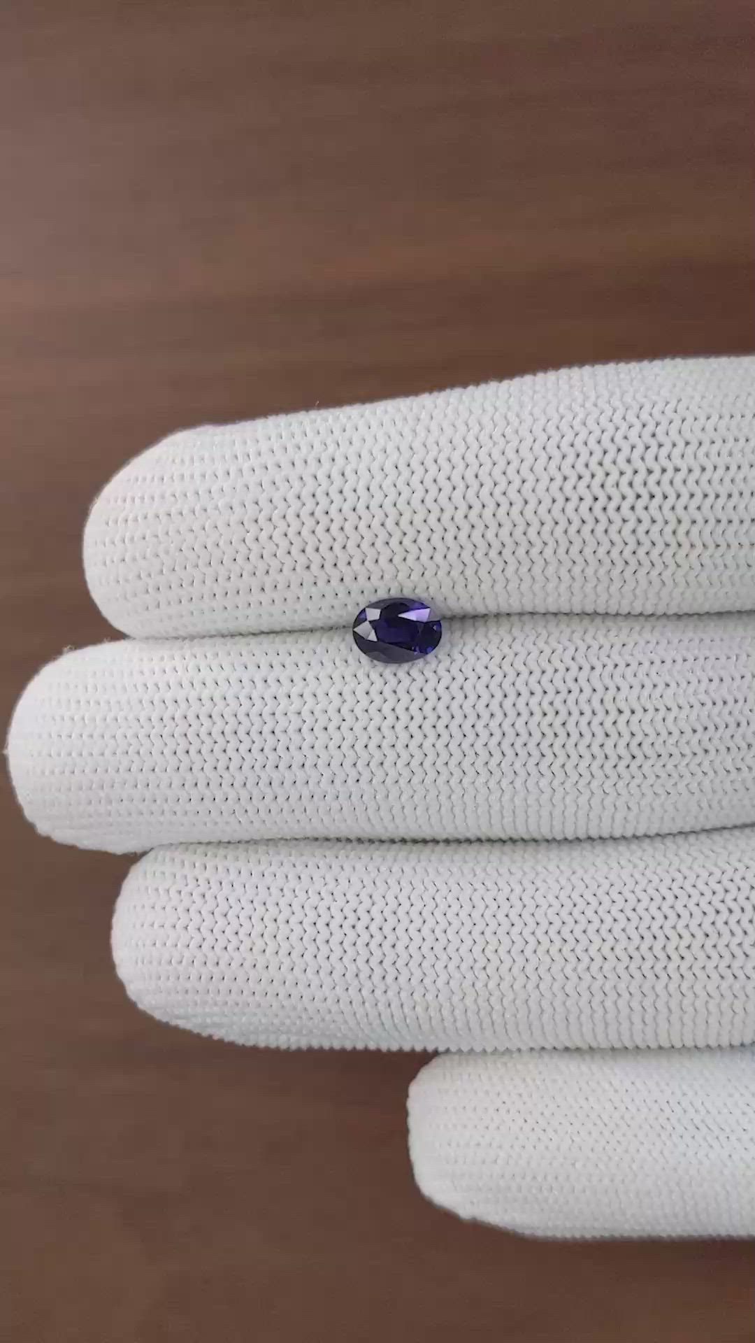 1.10 Ct. Color Change Sapphire from Ceylon (Sri Lanka) Size Video