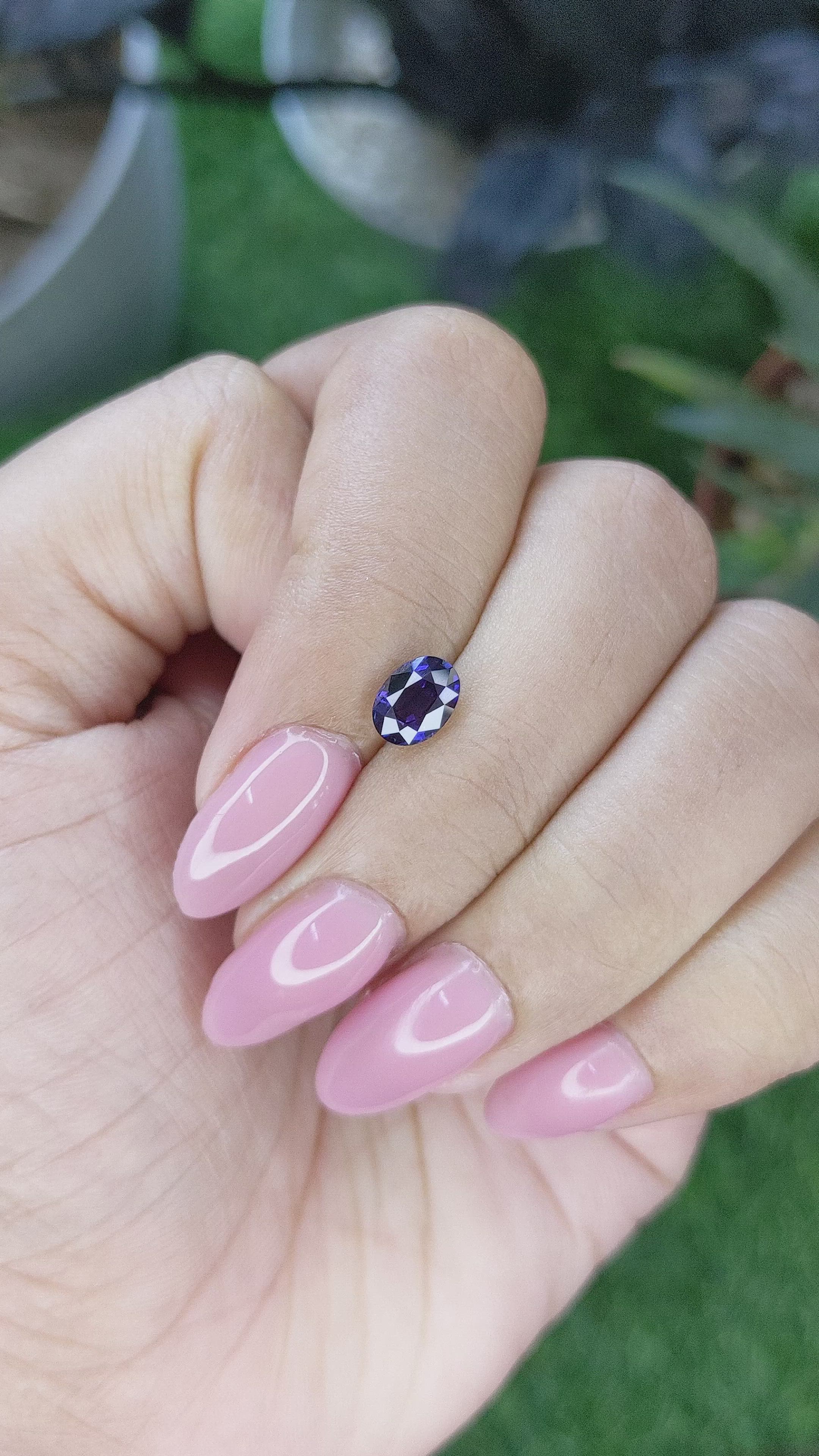 1.10 Ct. Color Change Sapphire from Ceylon (Sri Lanka) Size Video