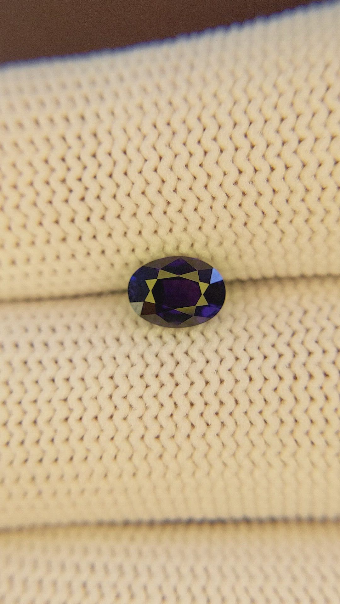1.10 Ct. Color Change Sapphire from Ceylon (Sri Lanka) Size Video
