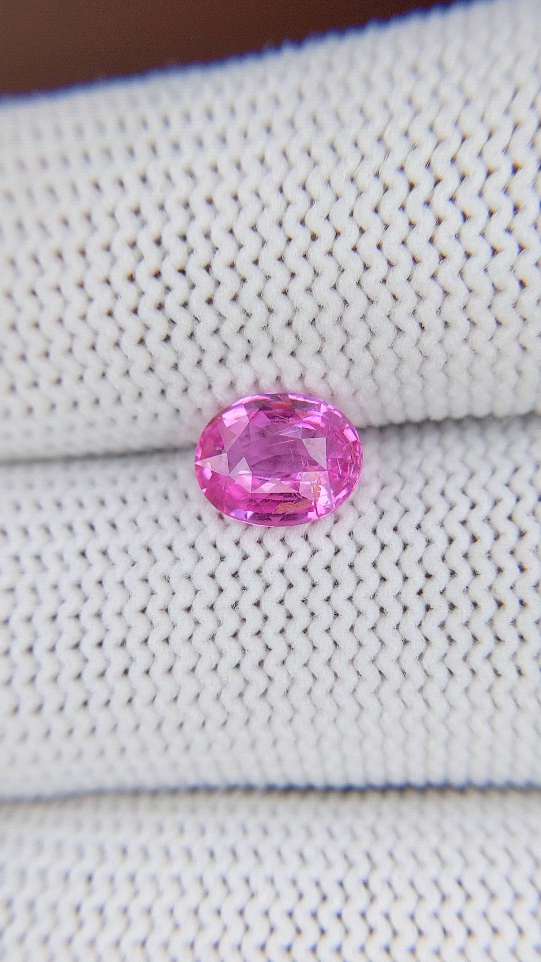 1.54 Ct. Pink Sapphire from Madagascar Size Video
