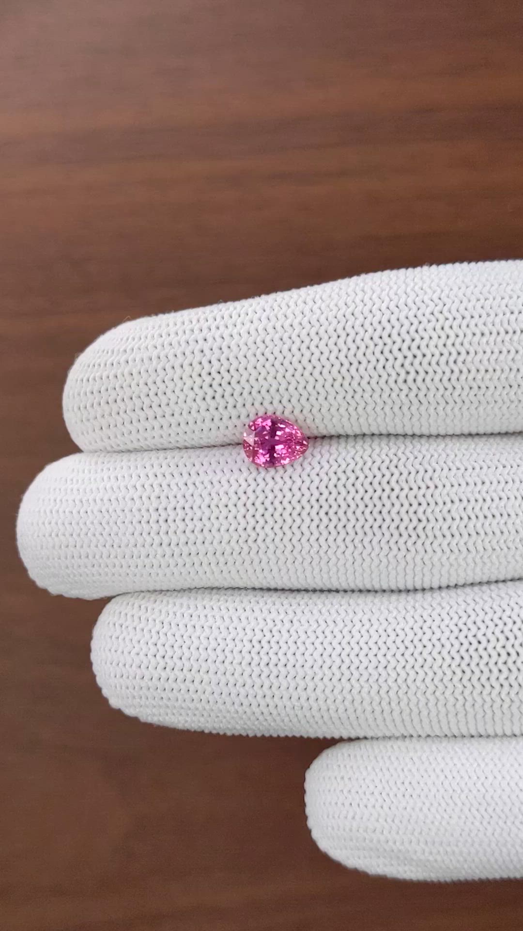 1.58 Ct. Pink Sapphire from Madagascar Size Video